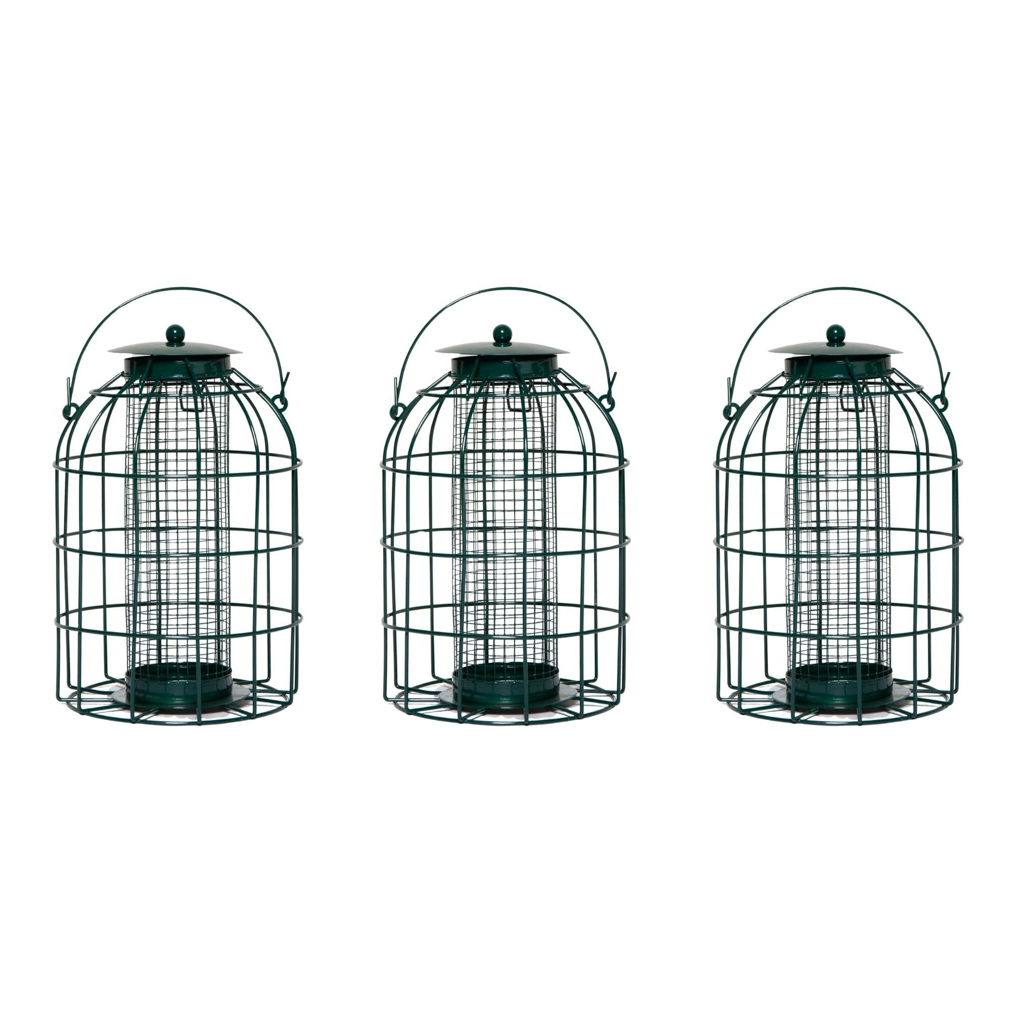 Nature's Market Wild Bird Nut Feeder with Squirrel Guard - Metal - 3 Pack - Image 6