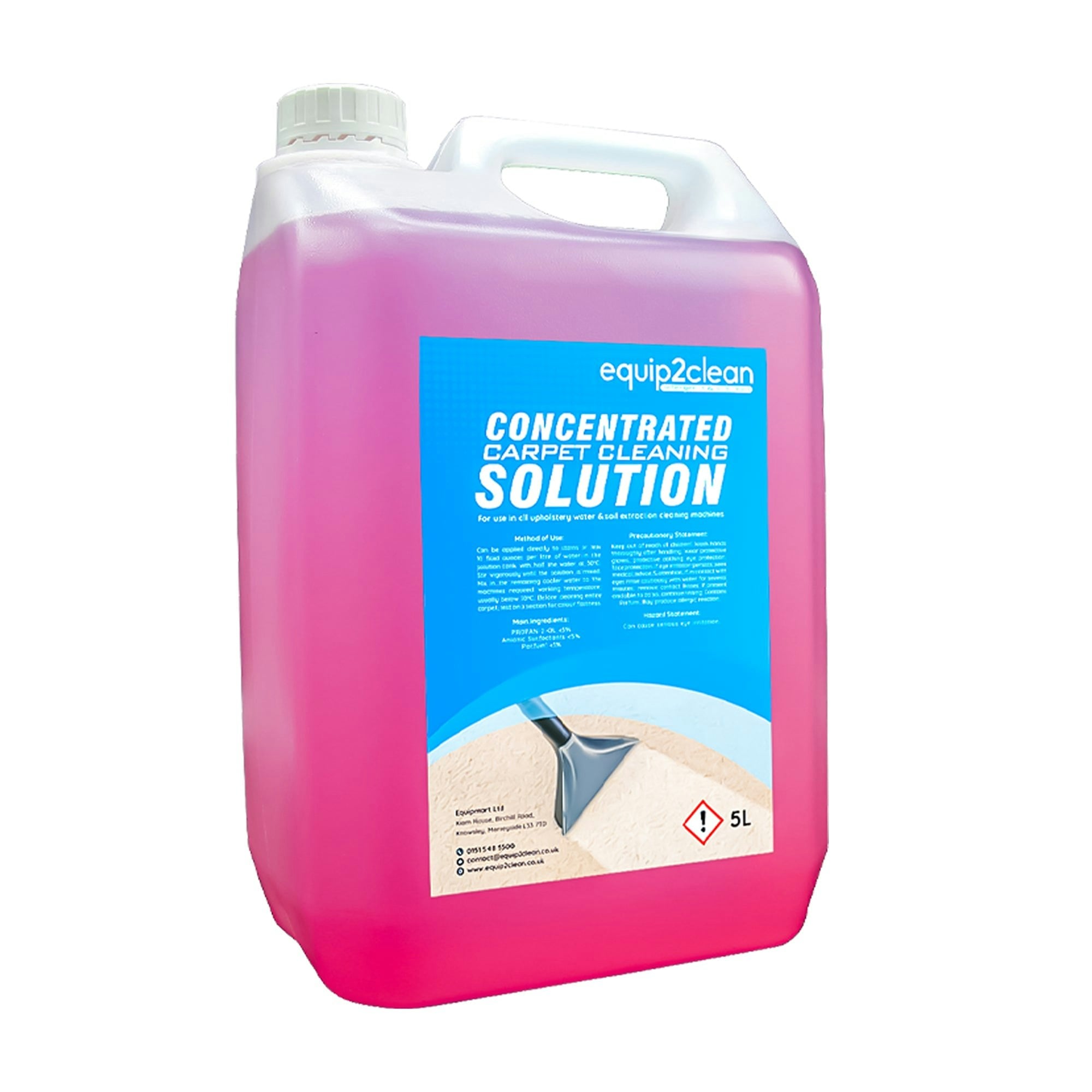 Rackhams Light 5 Litre Carpet And Upholstery Cleaning Spotting Solution