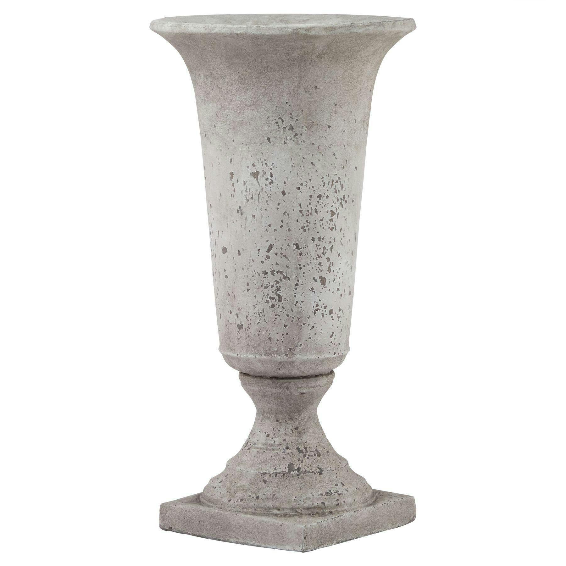 Hill Interiors Urn Stone Effect Planter - Stone - 82Cm X 41Cm X 41Cm - Stone - 100% Mixed