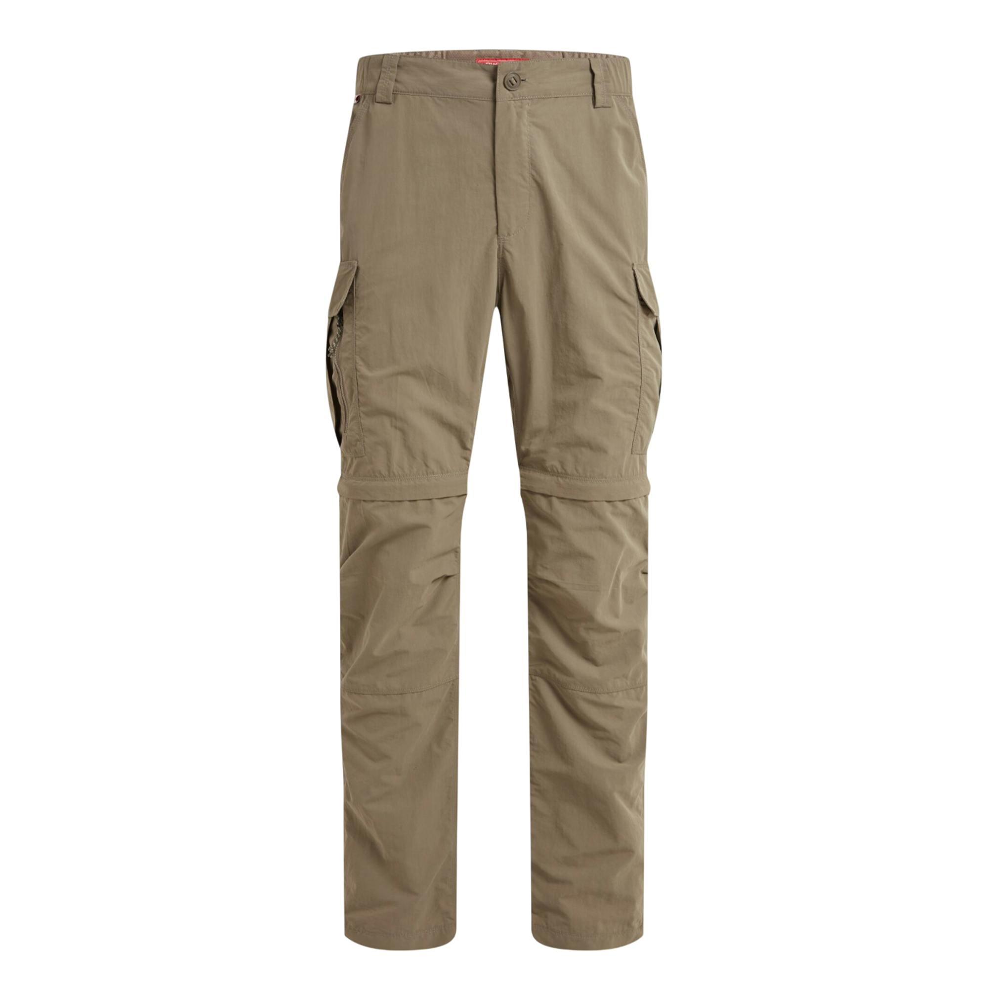 Craghoppers Men's Nosilife Iii Convertible Cargo Trousers - Pebble - Pebble - 38R - 100% Recycled Polyester