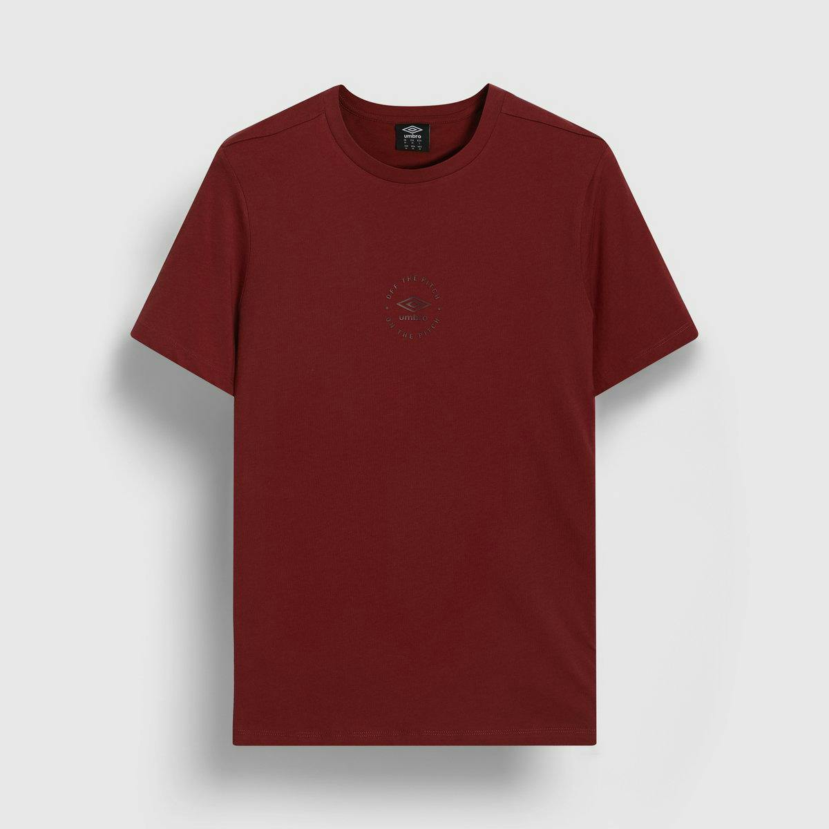 Umbro Men's Red Relaxed Fit T-Shirt - Pear - Pear - L - 100% Cotton