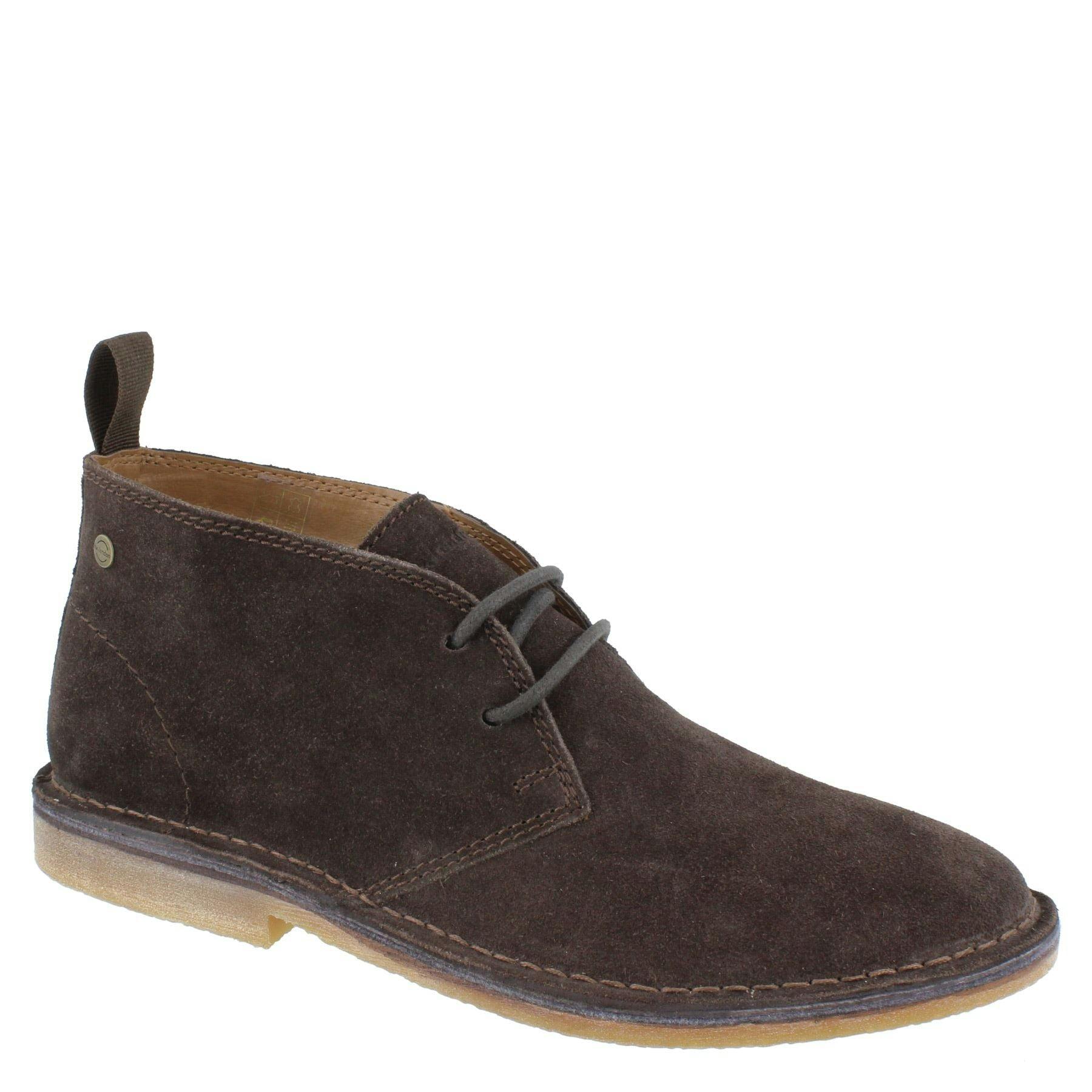Hx London Men's Brown Sahara Chukka Suede Desert Boots - 7 Uk