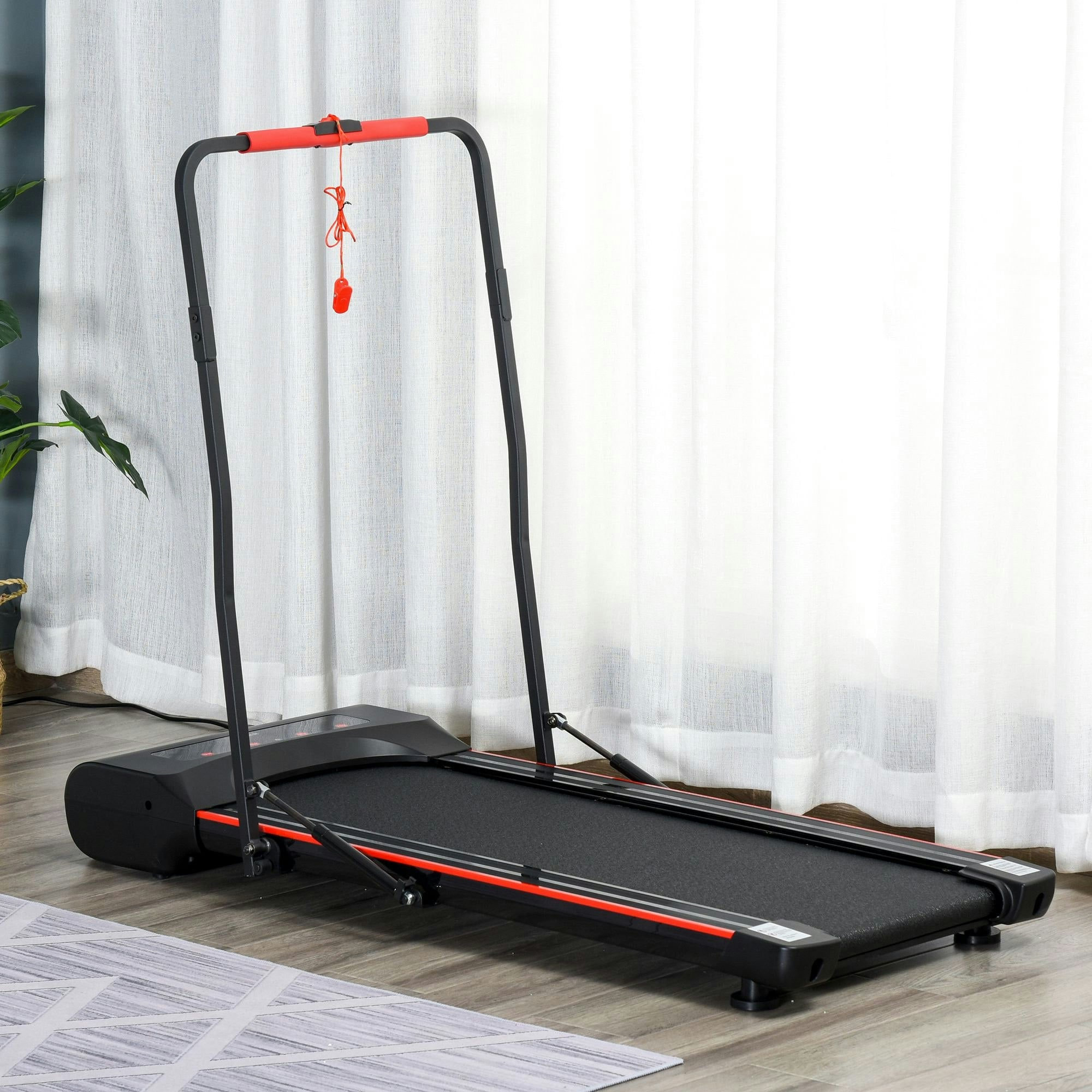 Homcom Light Walking Machine W/ Led Display & Remote Control Exercise Jogging Fitness