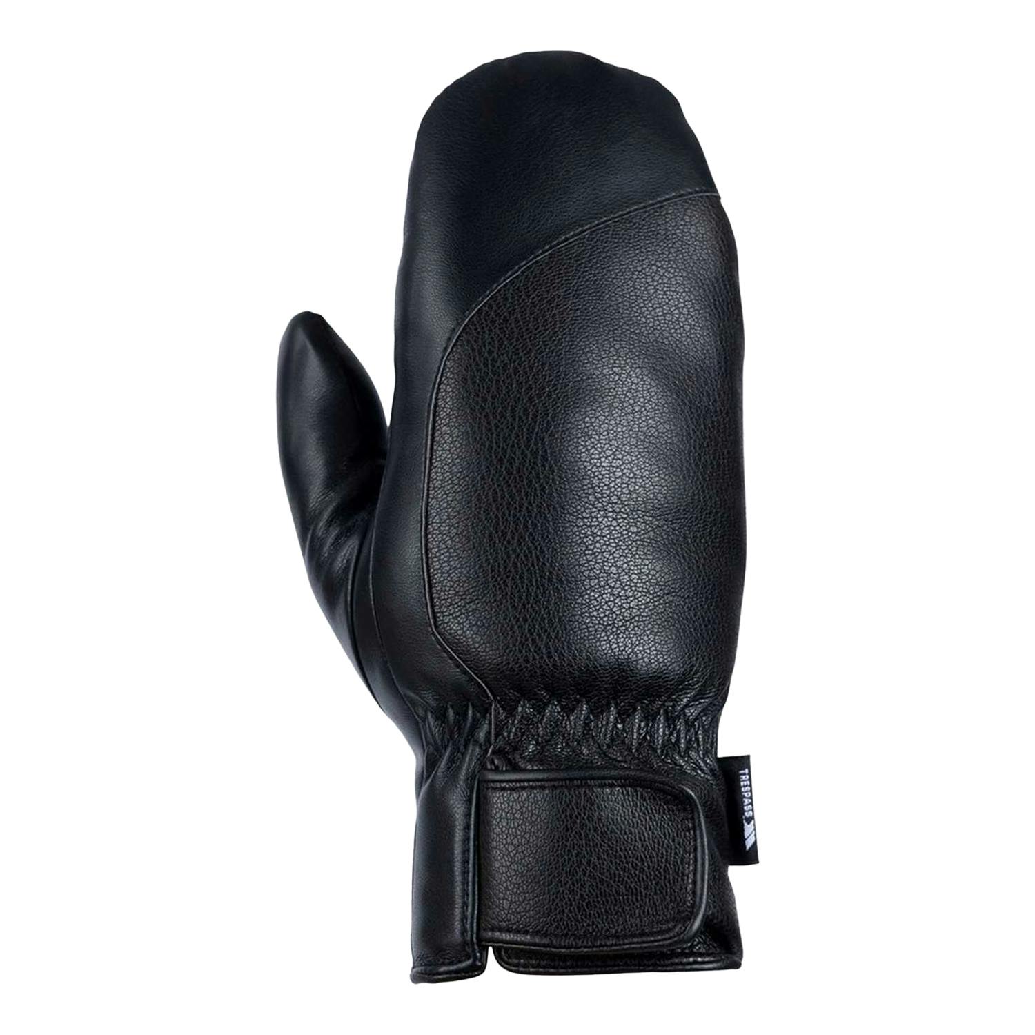 Trespass (M-L, Black) Womens/Ladies Fabiola Sherpa Lined Logo Mittens - Image 2