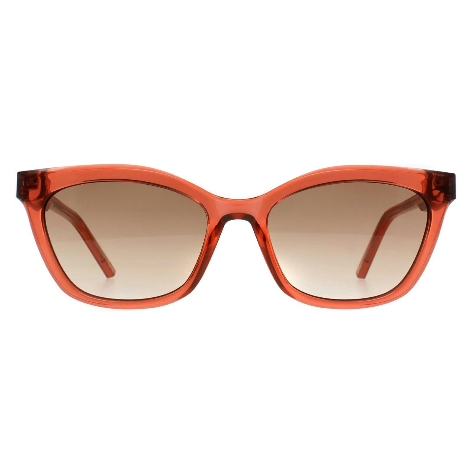Ted Baker Women's Red Tb1639 Tanner Transparent Candy Cane Sunglasses