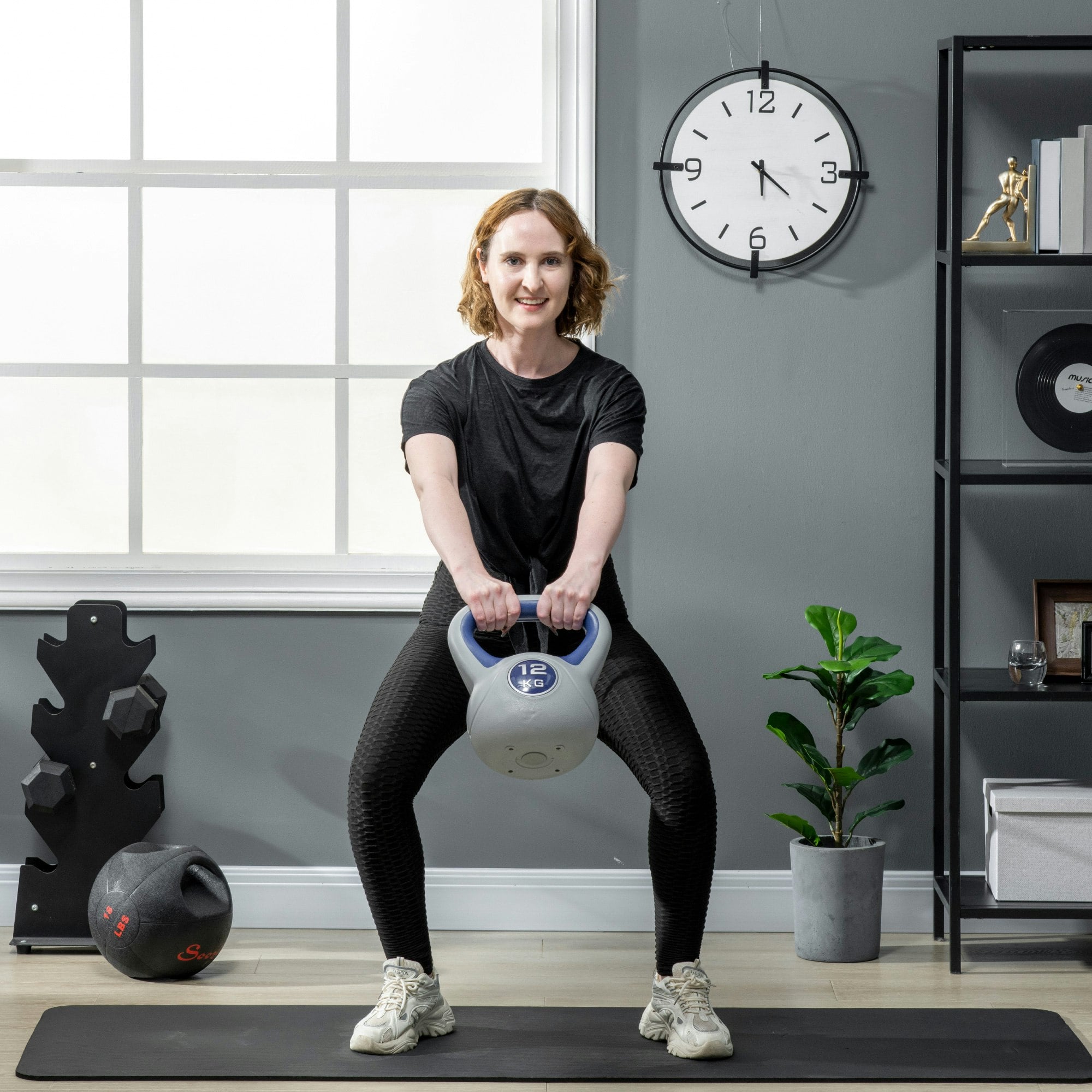 SPORTNOW 2-16KG Kettlebell with Handle for Home Gym | Kettle Bells, Weight Lifting, Strength Training - Image 3