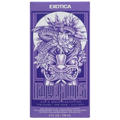 Danger Jones Silver Exotica Semi-Permanent Hair Colour 118Ml