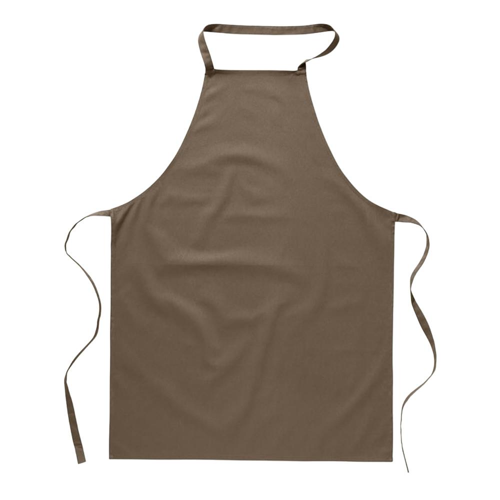 Midocean Kitab Cotton Kitchen Apron - Taupe - One Size - Taupe - 100% Mixed