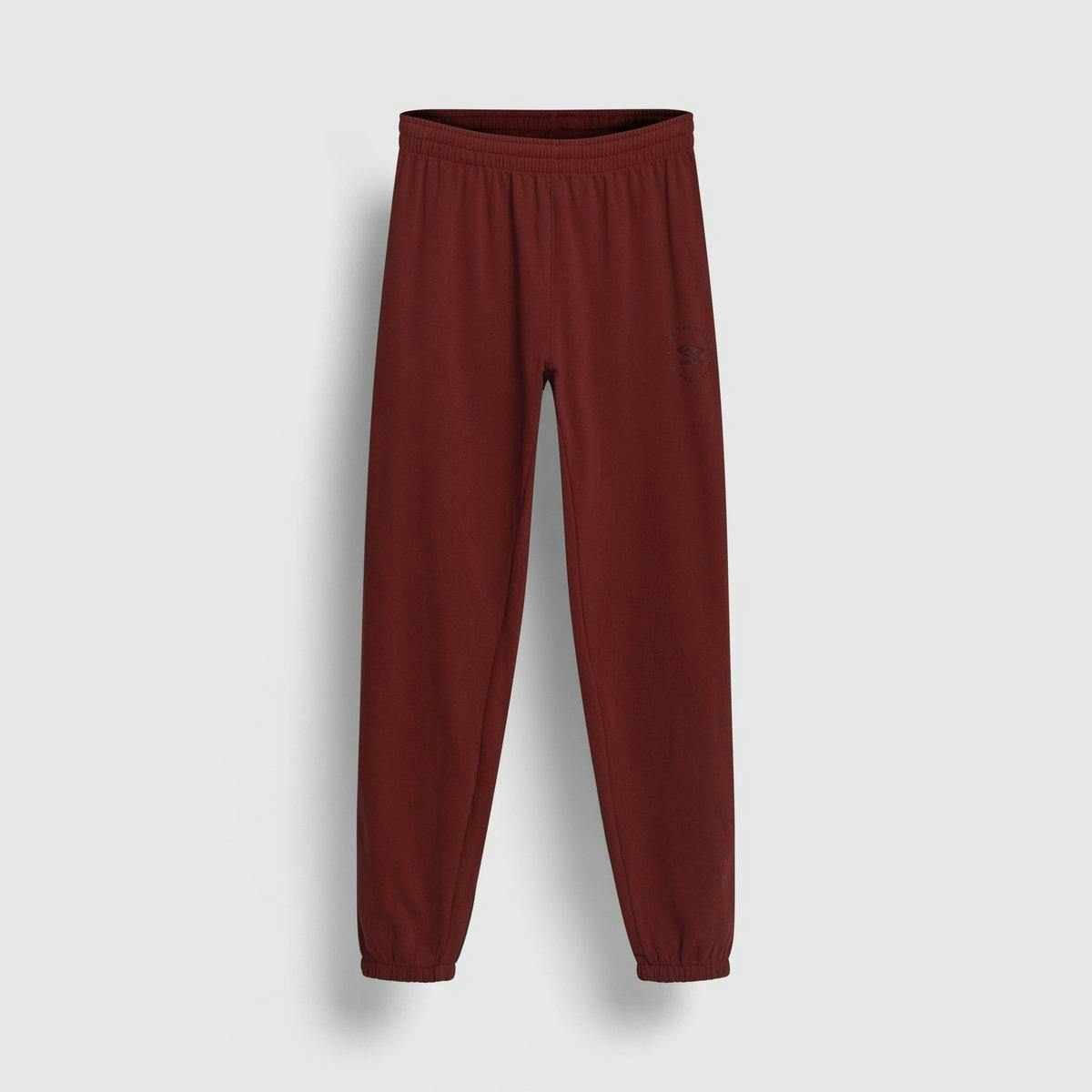 Umbro Men's Red Relaxed Fit Jogging Bottoms - Pear - Pear - L - 70% Cotton/30% Polyester