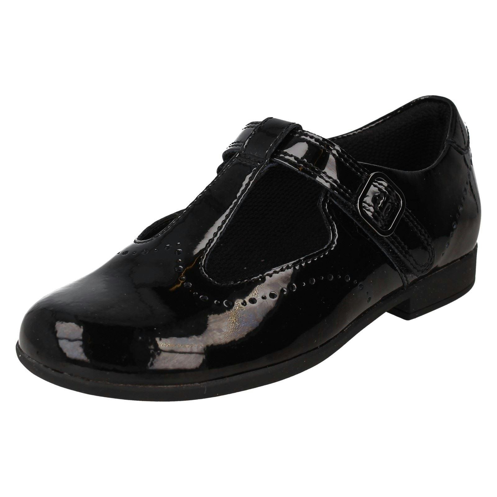 Clarks Girls Black Formal/School Shoes Scala Seek - Patent - Uk 10.5 Child - H