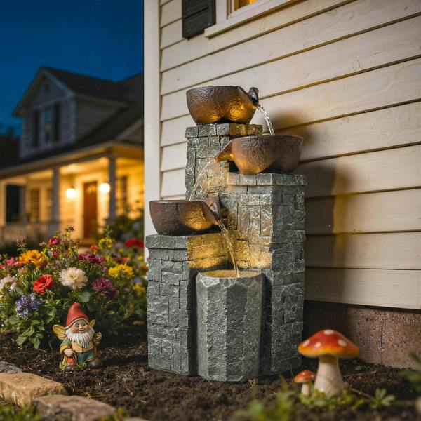 Self-contained fountains