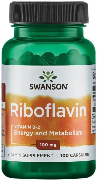 Swanson Riboflavin Vitamin B-2, 100Mg - 100 Caps - Image 6