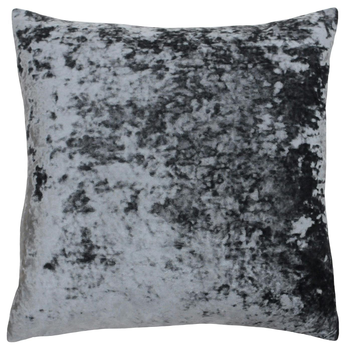 Riva Home Light Verona Square Cushion Cover - Pewter - 55X55cm - Pewter - 100% Polyester