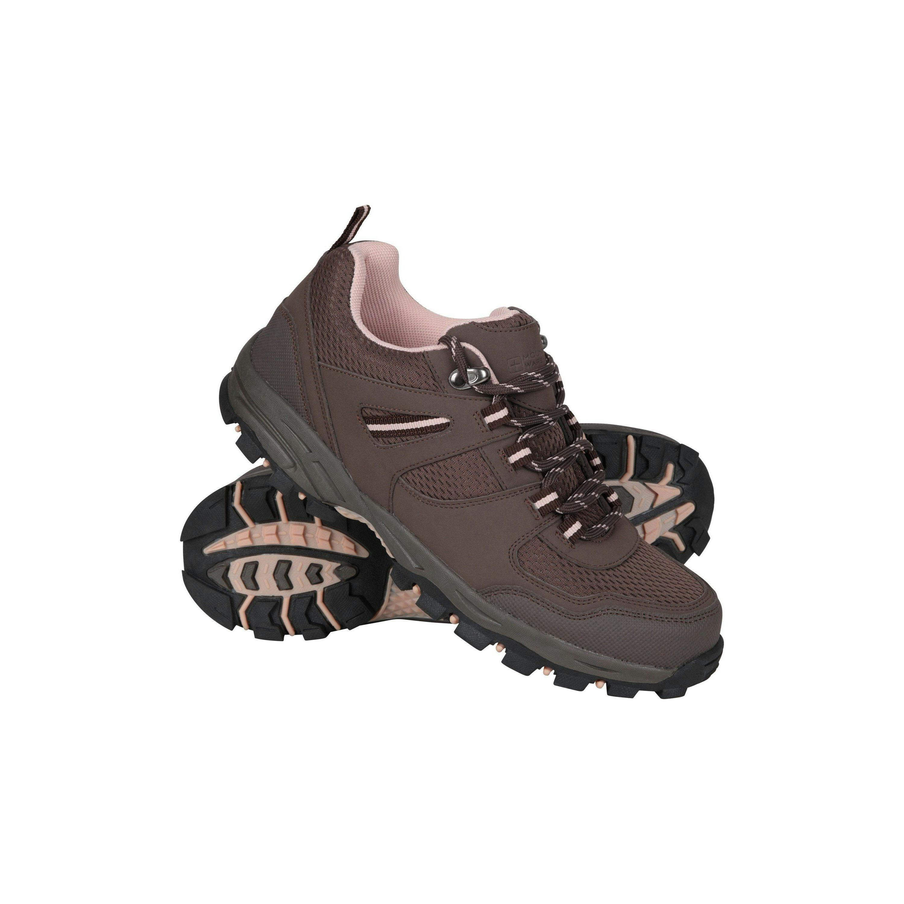 Mountain Warehouse Women's Dark/Brown Mcleod Wide Walking Shoes - 7 Uk - 100% Synthetic