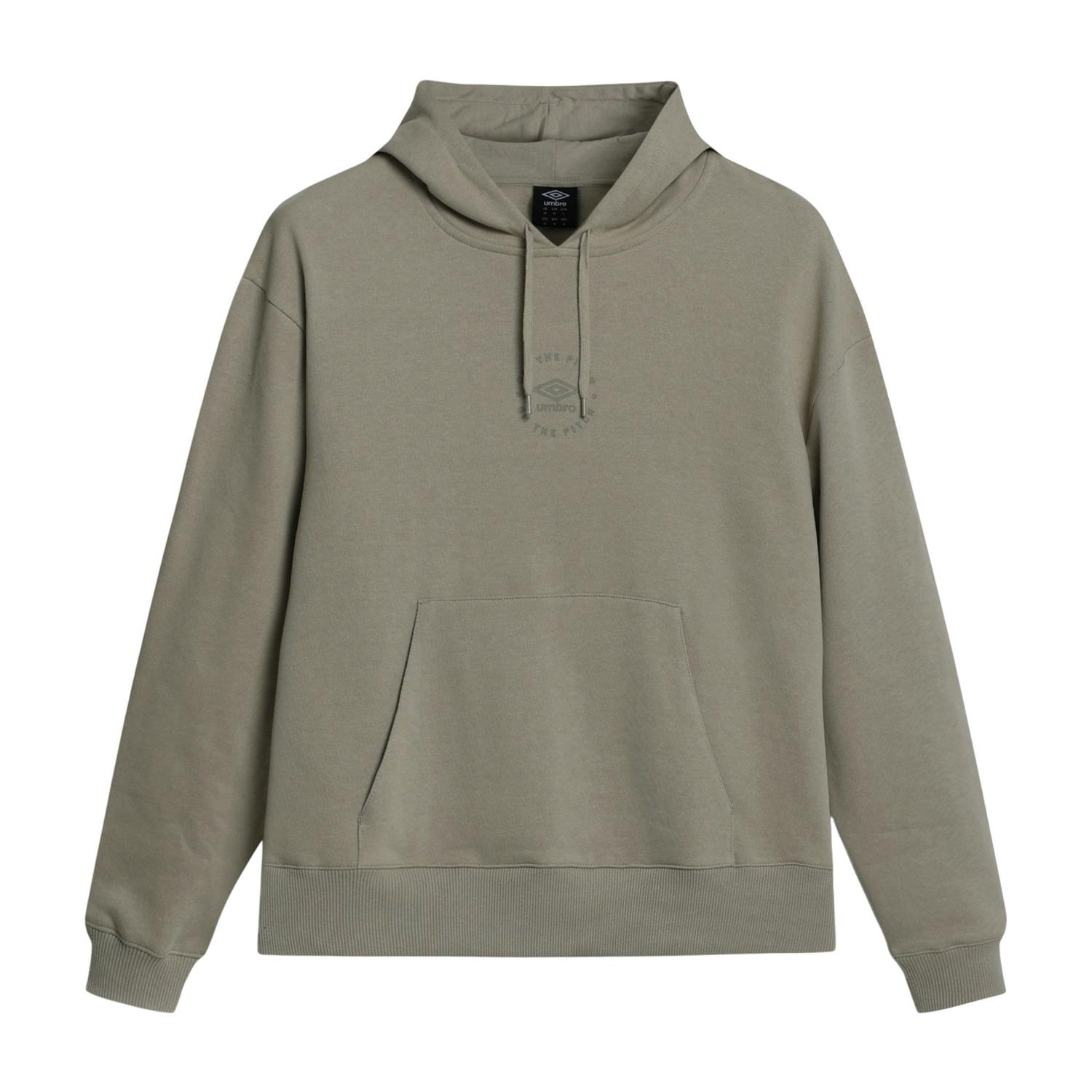 Umbro Men's Relaxed Fit Hoodie - Abbeystone - Abbeystone - S - 70% Cotton/30% Polyester
