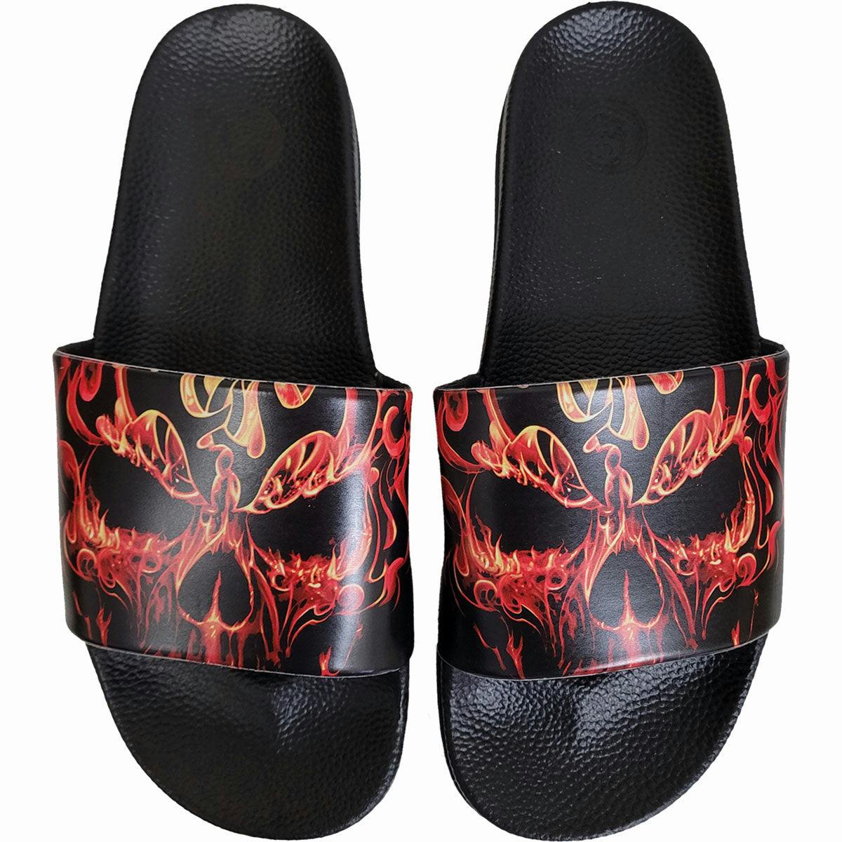 Spiral Direct Dark Skull Blast - Slides - Athletic Sandals - M43-10-9