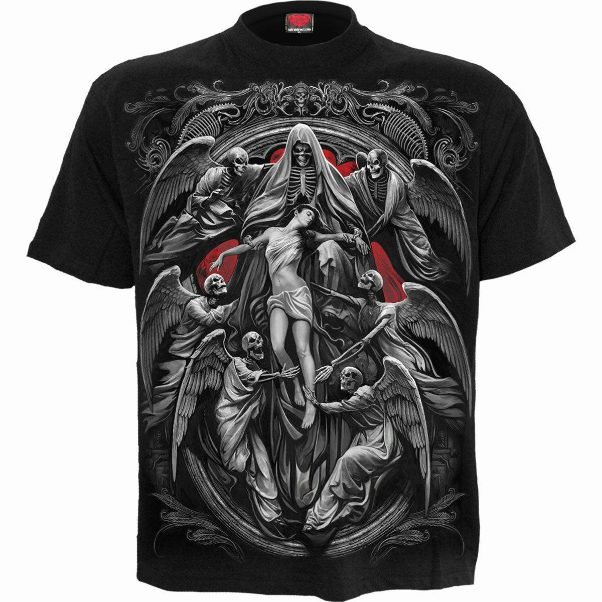 Spiral Direct Black Reaper's Door - T-Shirt - S - Digital