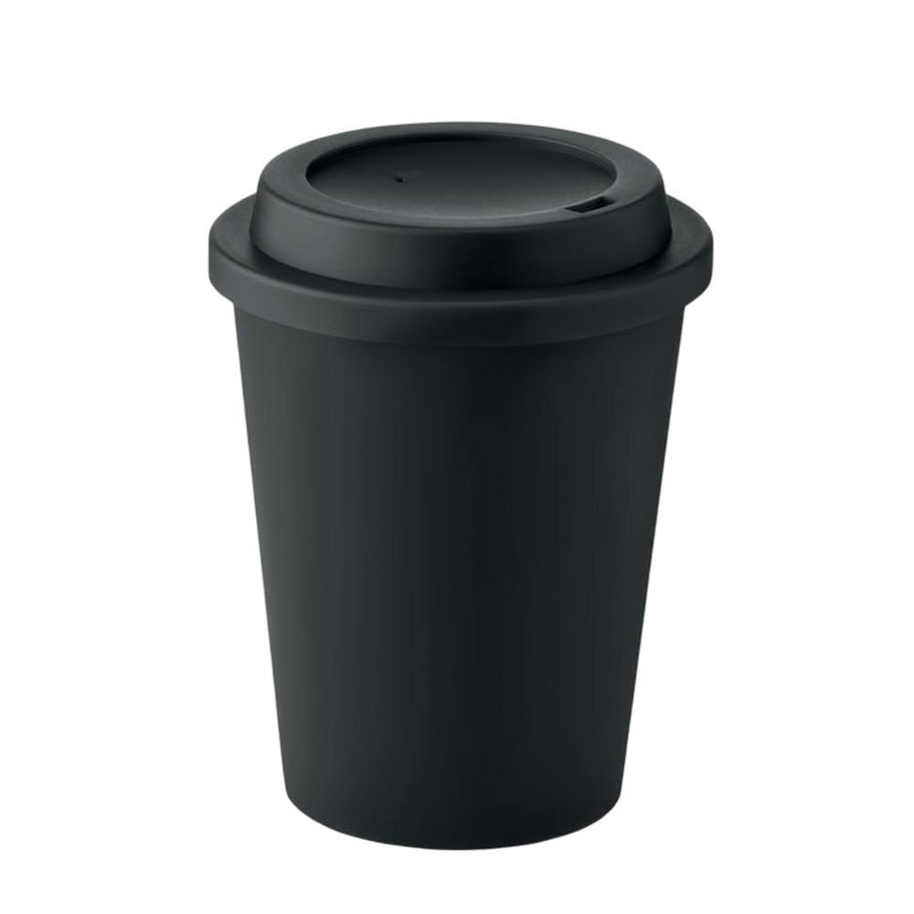 Rackhams Black Nola Polypropylene Double Wall 300Ml Tumbler - One Size - 100% Mixed