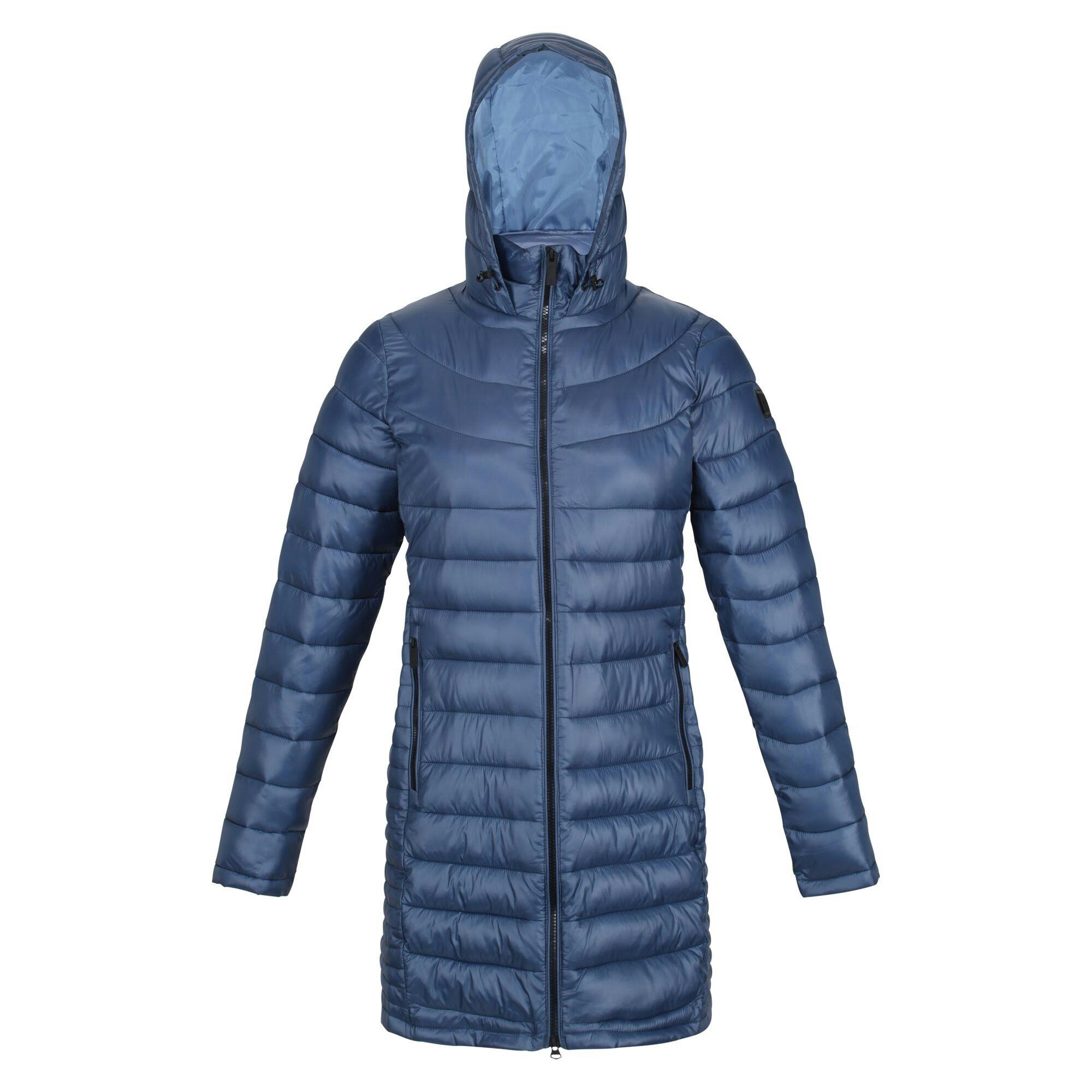 Regatta Women's Dark Andel Iii Lightweight Parka - Denim - 10 Uk - Denim - 100% Polyamide