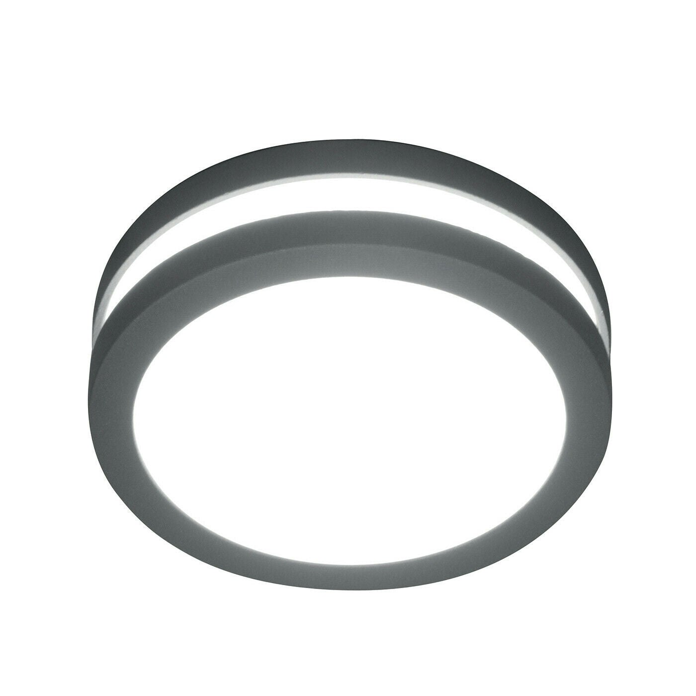 Rackhams Outdoor IP54 Wall or Ceiling Light Graphite LED GX53 9W