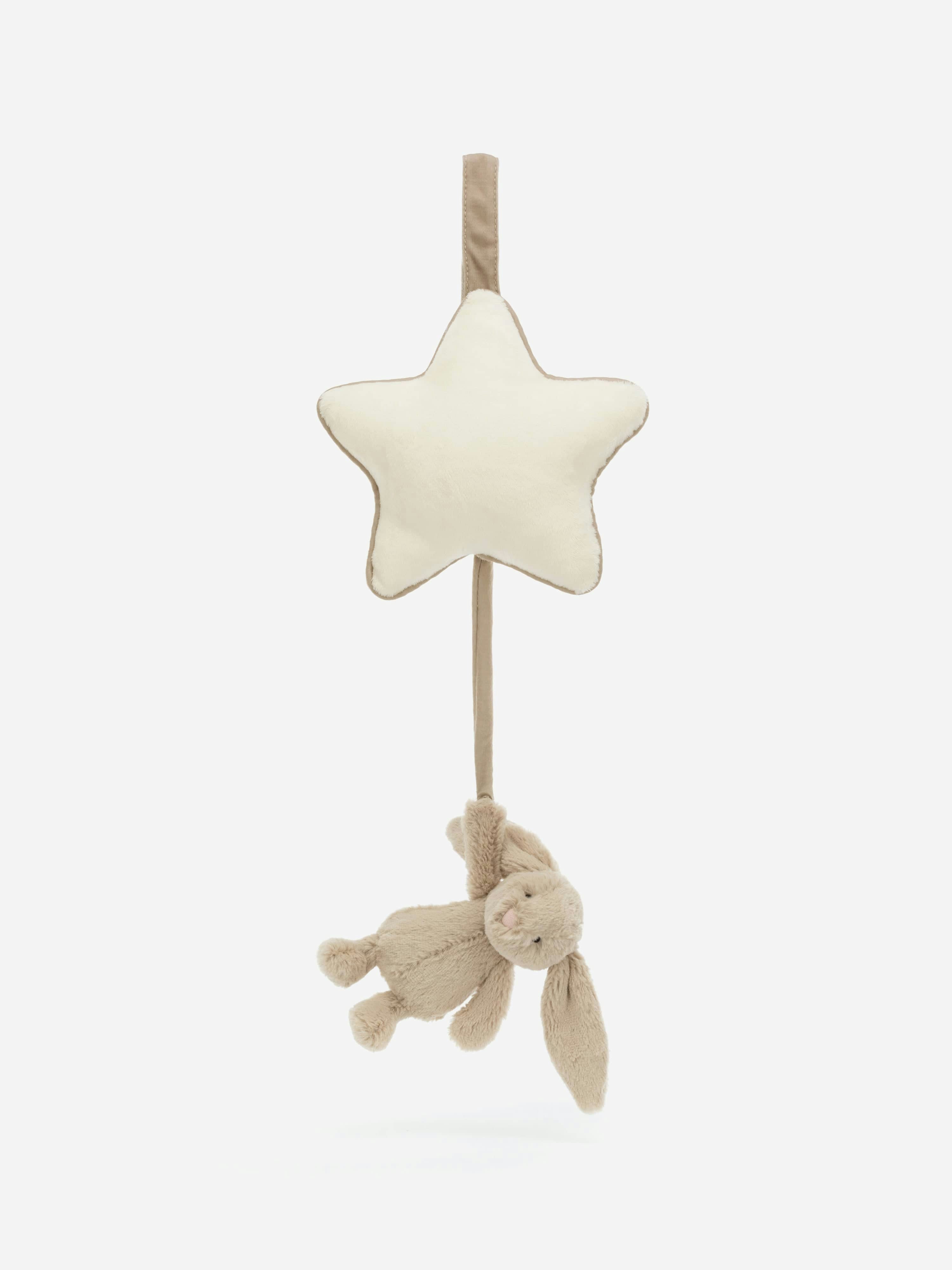 Jellycat Beige Bashful Bunny Musical Pull In (30 Cm) - One Size