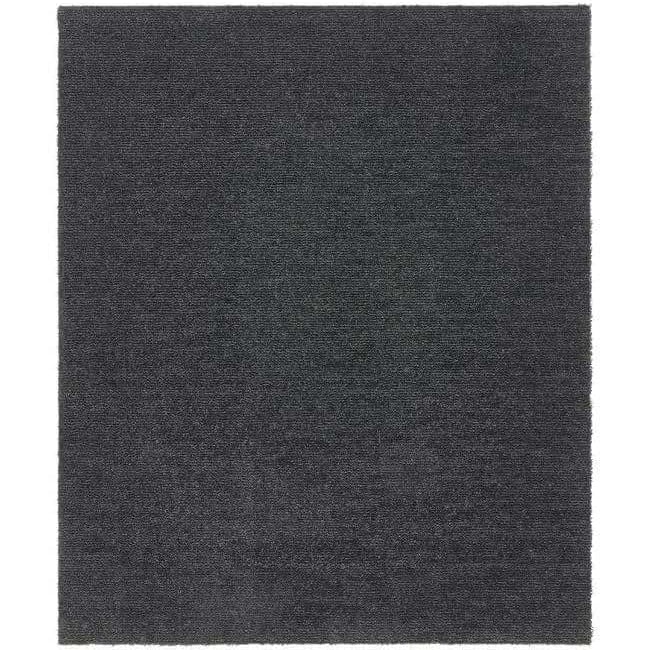 The Rugs Dark/Grey Eco-Friendly Soft Washable Mat And Runner - 80X100 Cm