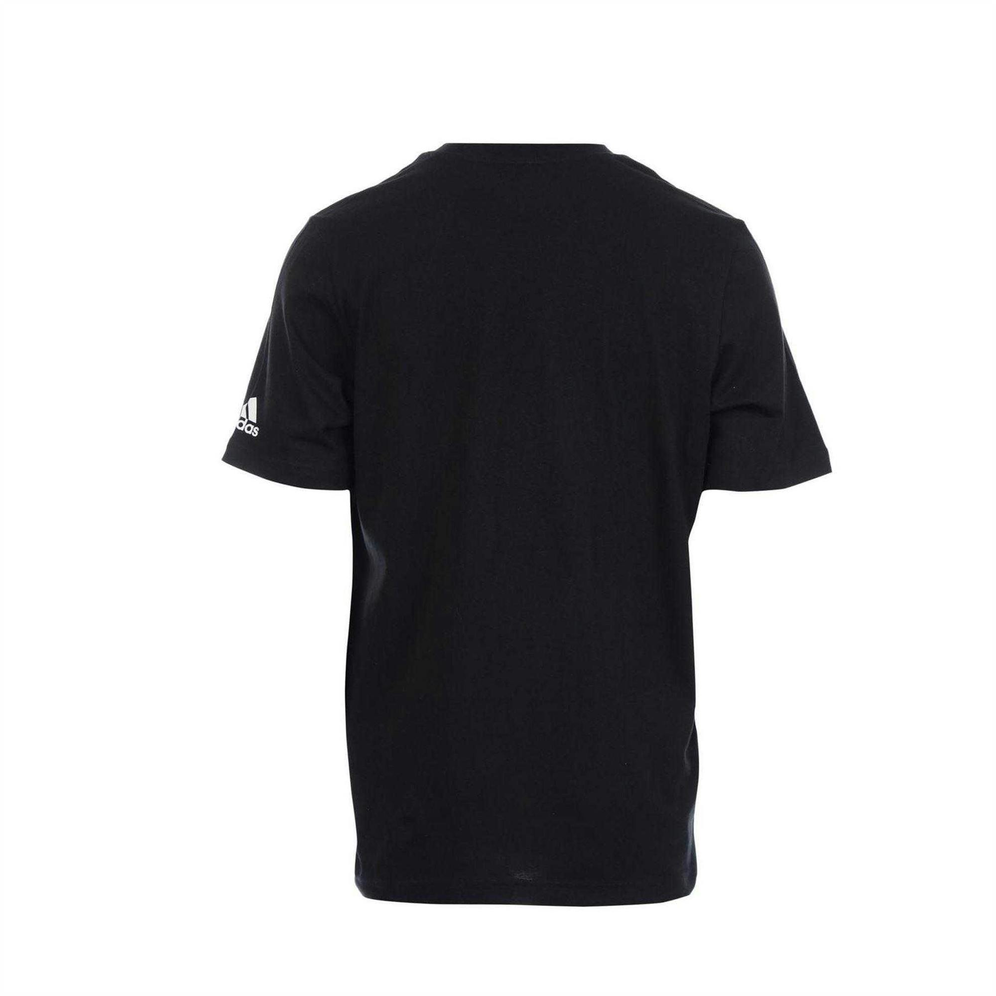 Adidas Men's Black Blank T-Shirt - L - 100% Cotton