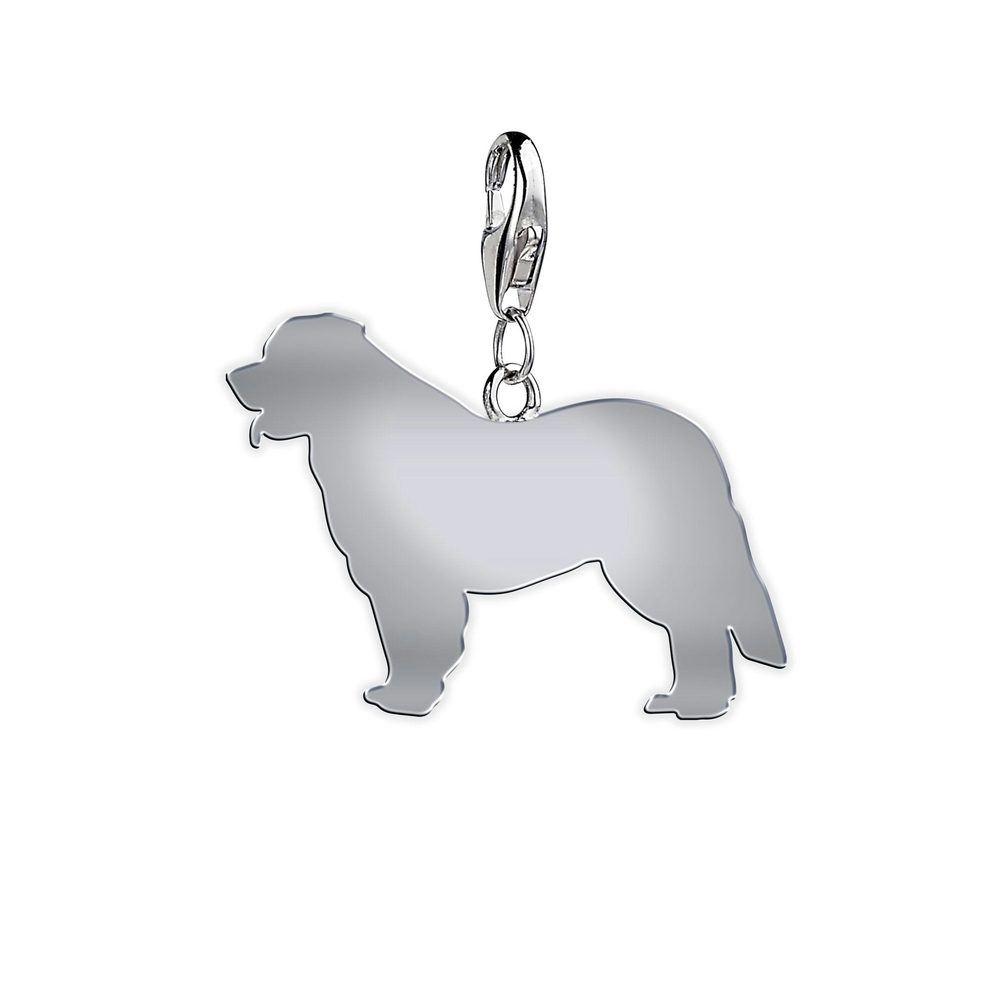 Mylee London Silver Leonberger Silhouette Charm - Yes - Clip On Charm