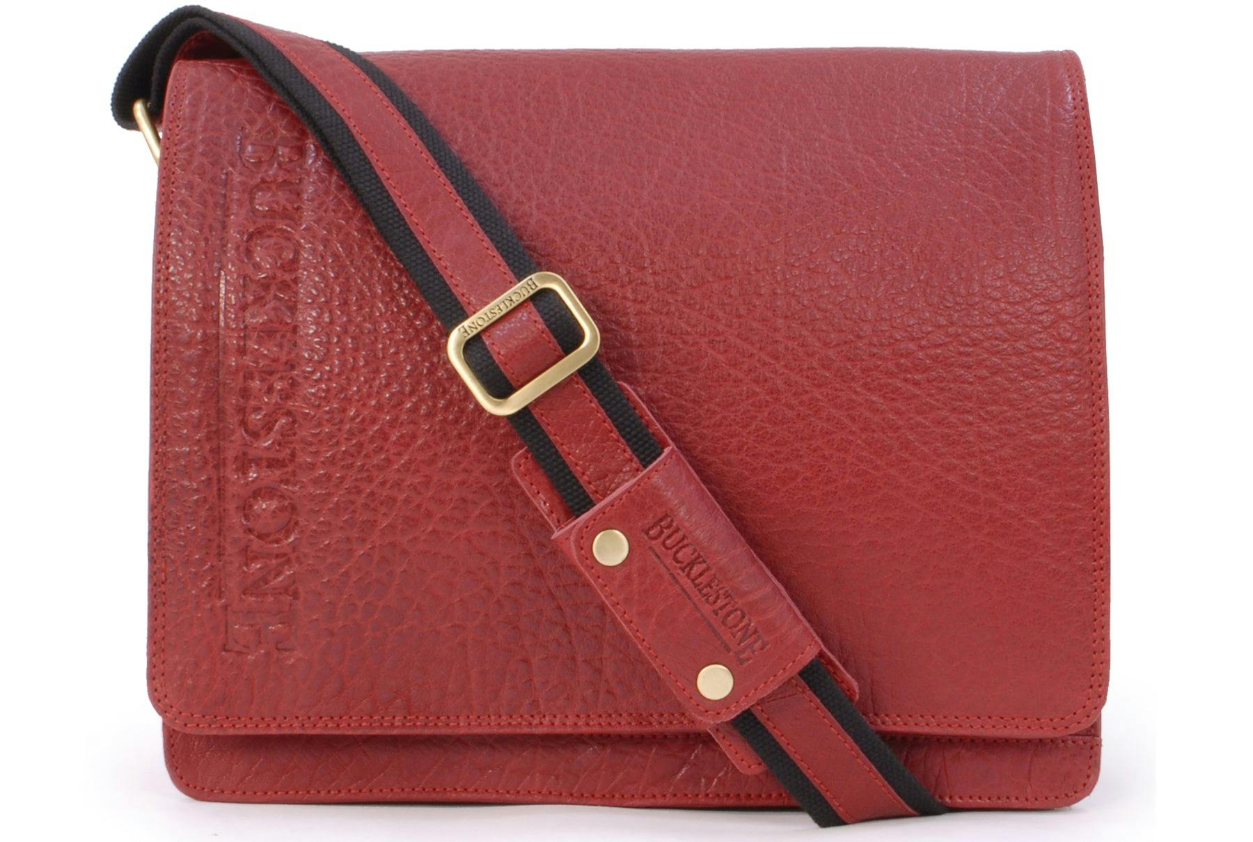 Bucklestone Red Lancaster - Messenger Bag