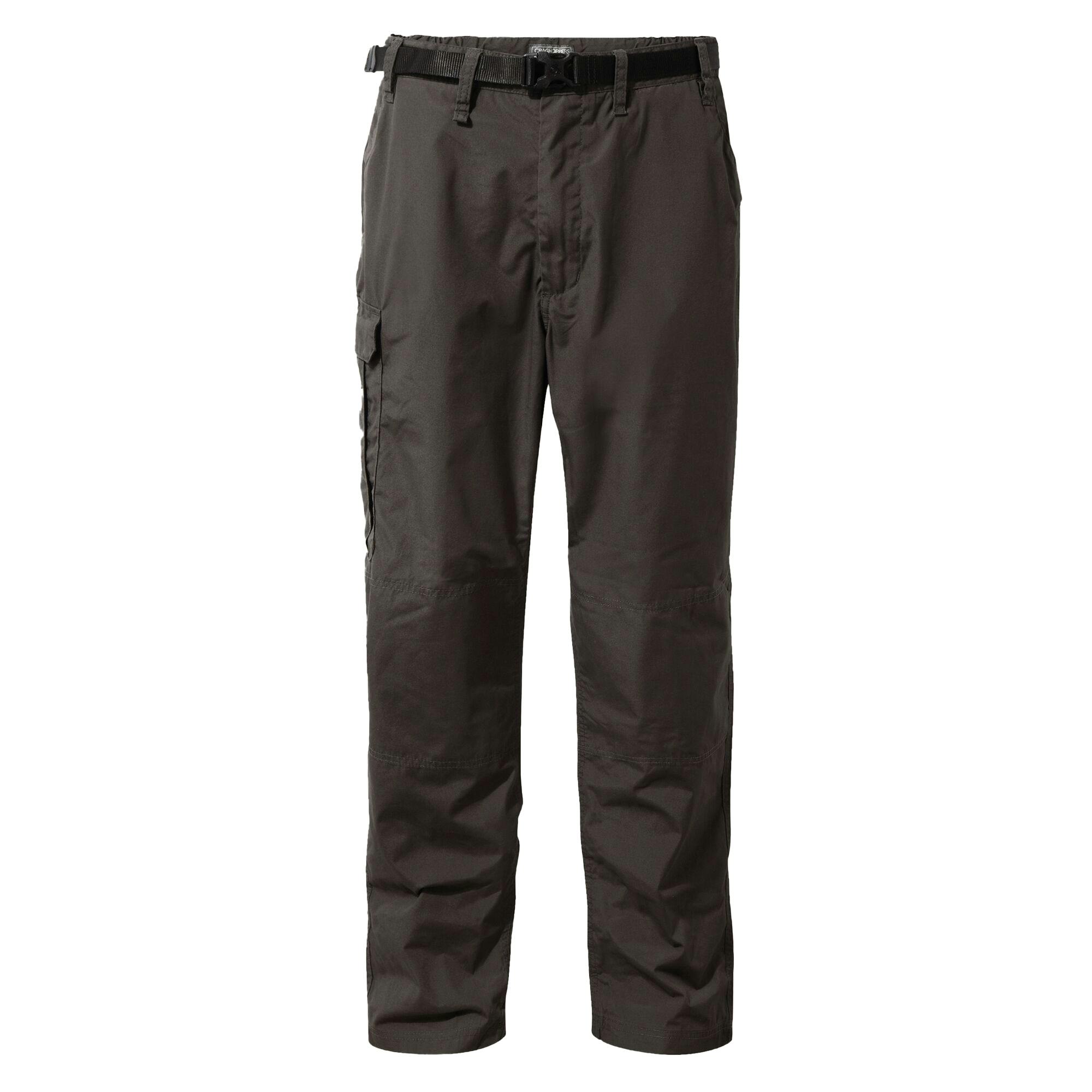 Craghoppers Men's Kiwi Classic Trousers - Bark - 42R - Bark - 65% Recycled Polyester/35% Recycled Cotton