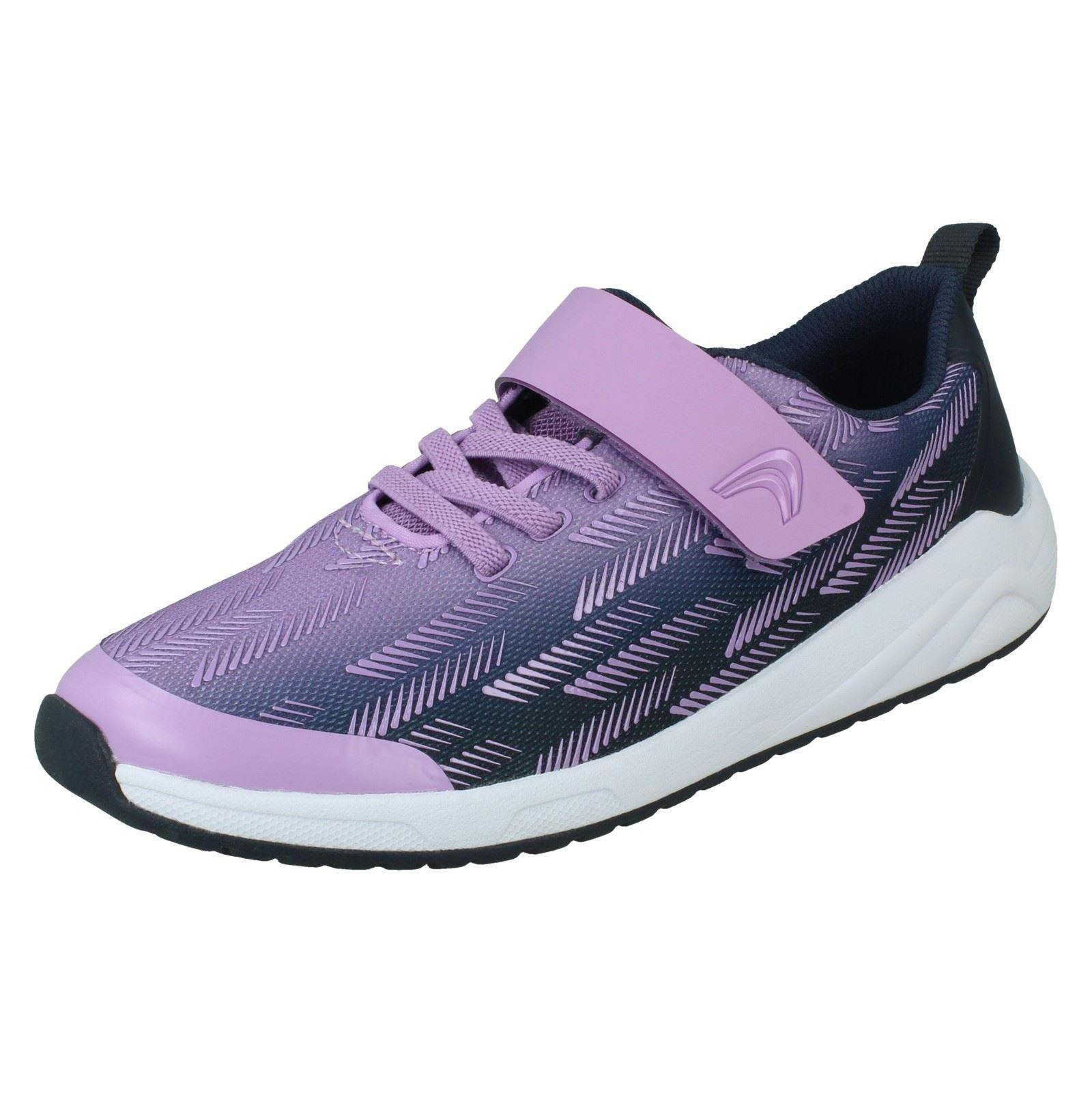 Clarks Purple Childrens Casual Trainers Aeon Pace - Uk 7.5 Infant - G