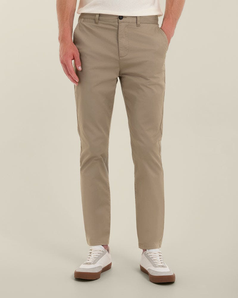 Larsson & Co Elasticated Chino Trouser - 38R - Stone