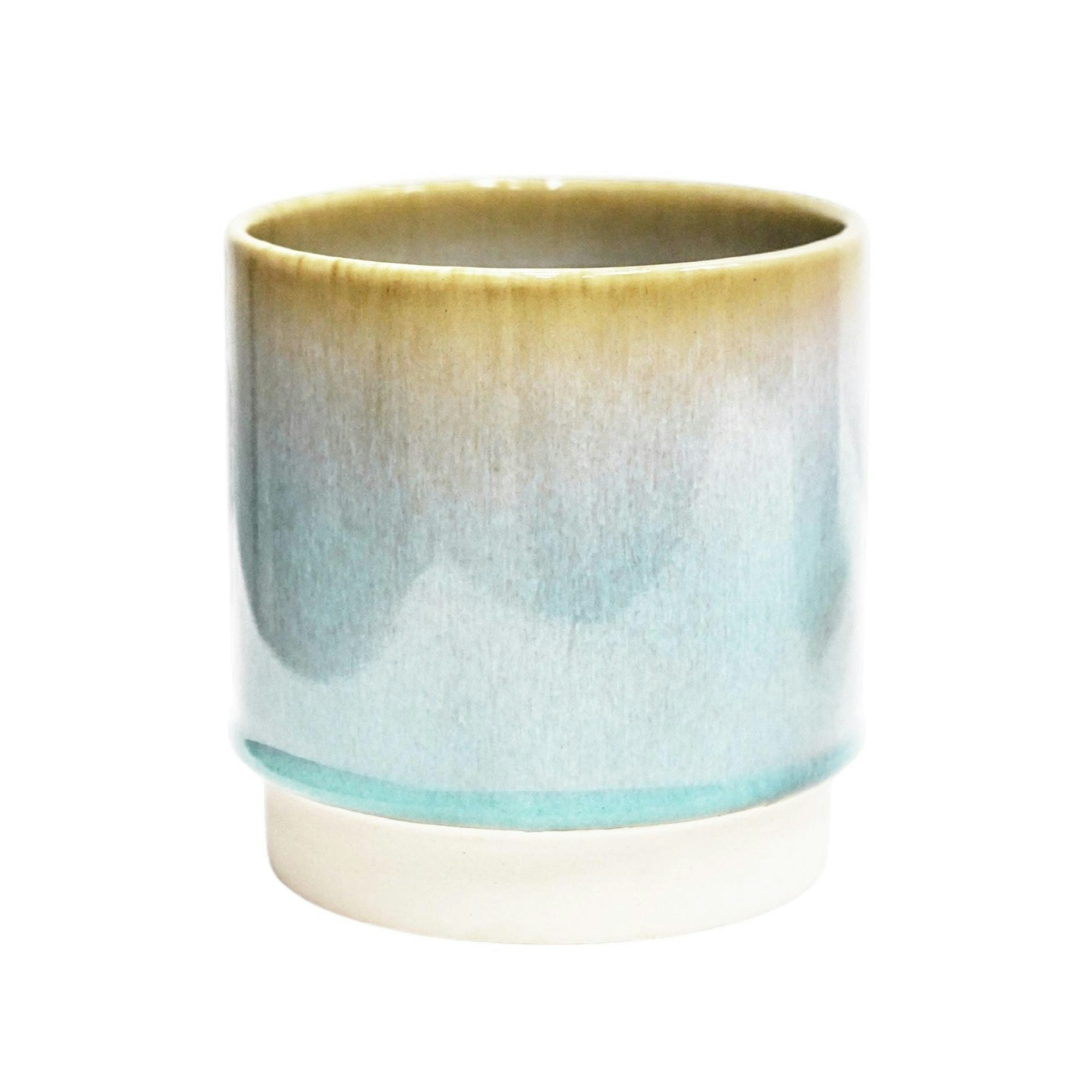 Rackhams Light Copenhagen Two Tone Planter - Aqua