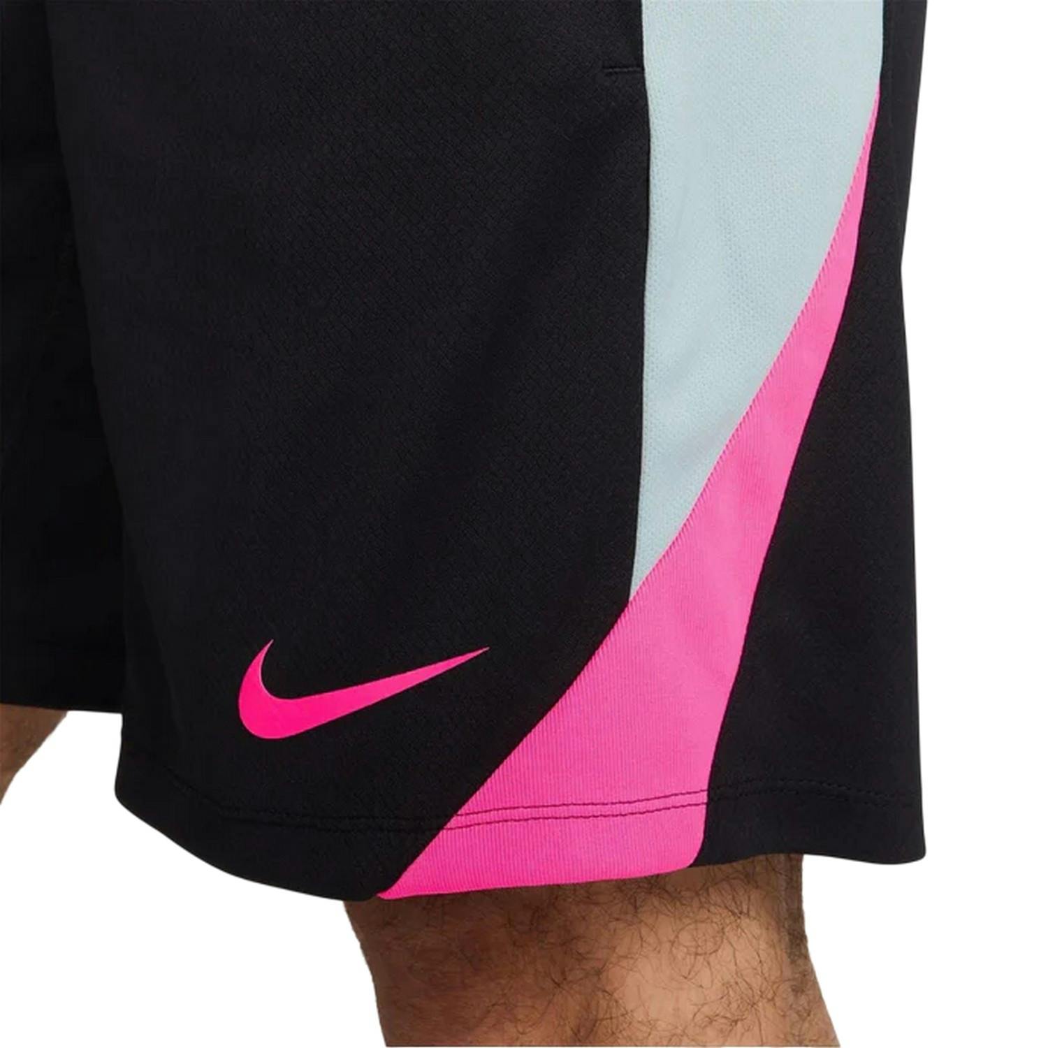 Nike Men's Black/Pink Strike Football Shorts - S - 100% Polyester