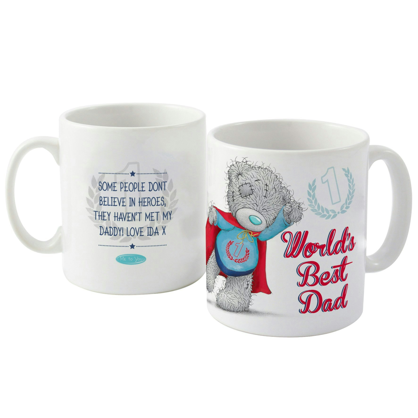 Rackhams Personalised Me To You Super Hero Mug
