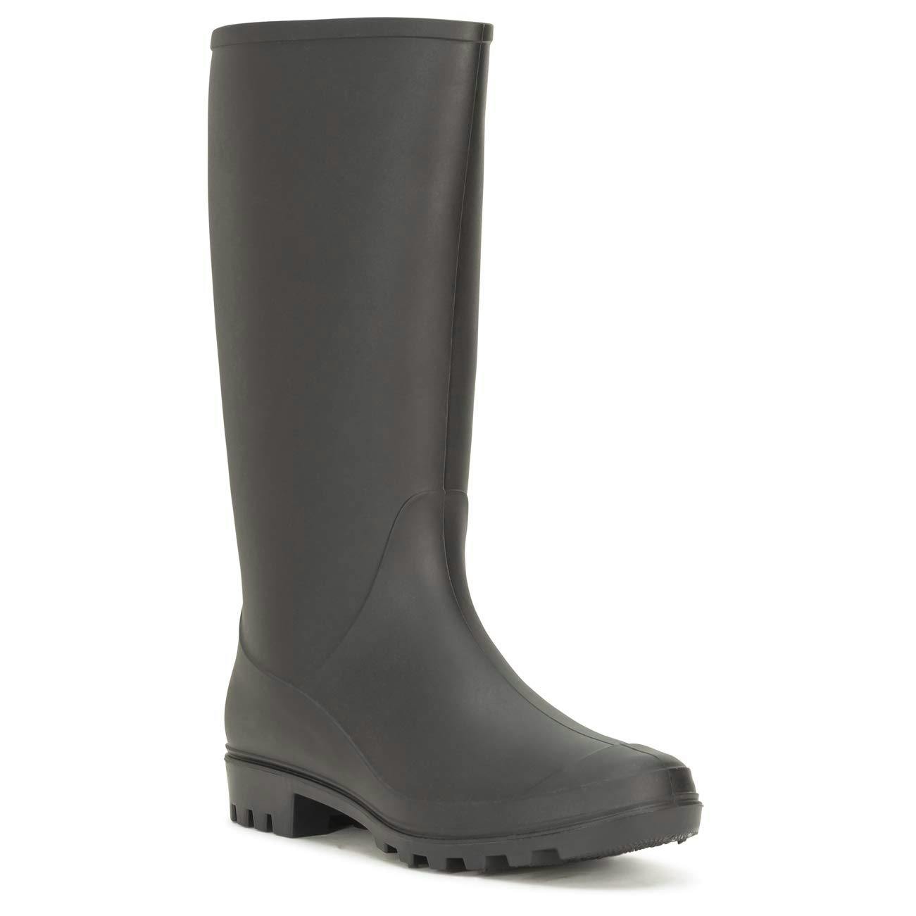 Viva Women's Black Eve: Tall Muck Winter Snow Waterproof Rain Wellingtons Boots - 4
