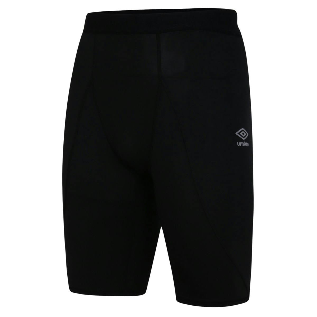 Umbro Men's Black Player Elite Power Shorts - Xxl - 97% Polyester/3% Elastane