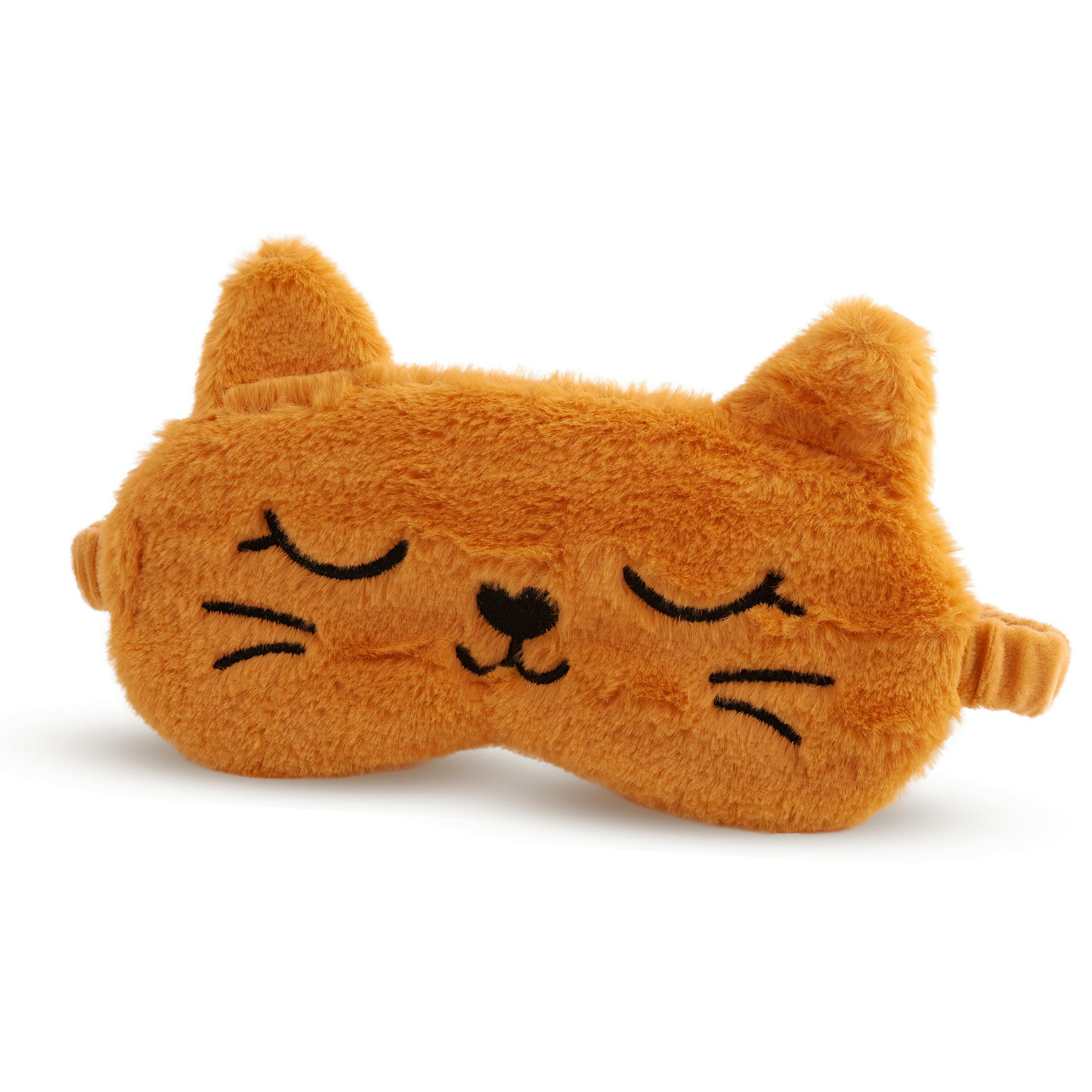 Smug Women's Orange Halloween Novelty Plush Sleep Mask In - Image 5
