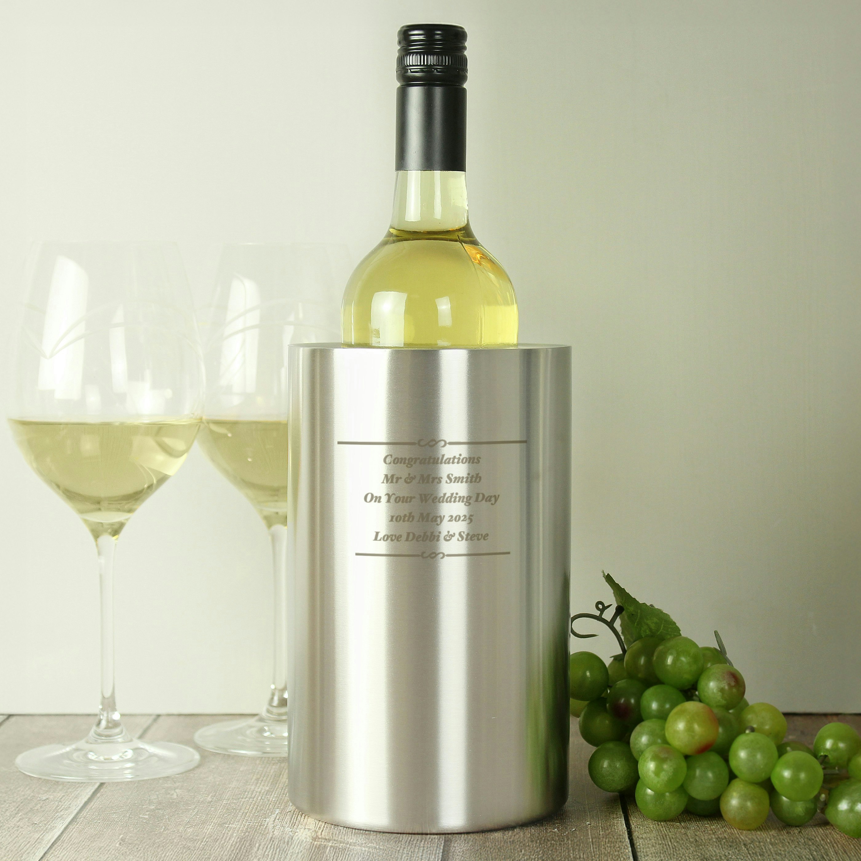 Rackhams Personalised Any Message Wine Cooler