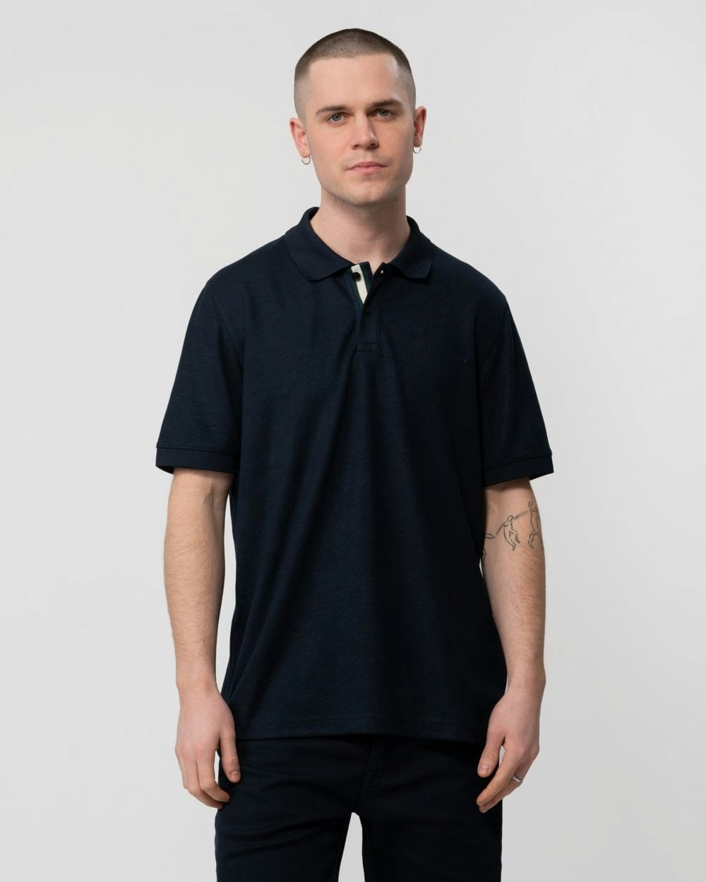 Ted Baker Men's Karty Short Sleeve Polo Shirt - Navy - Xxl