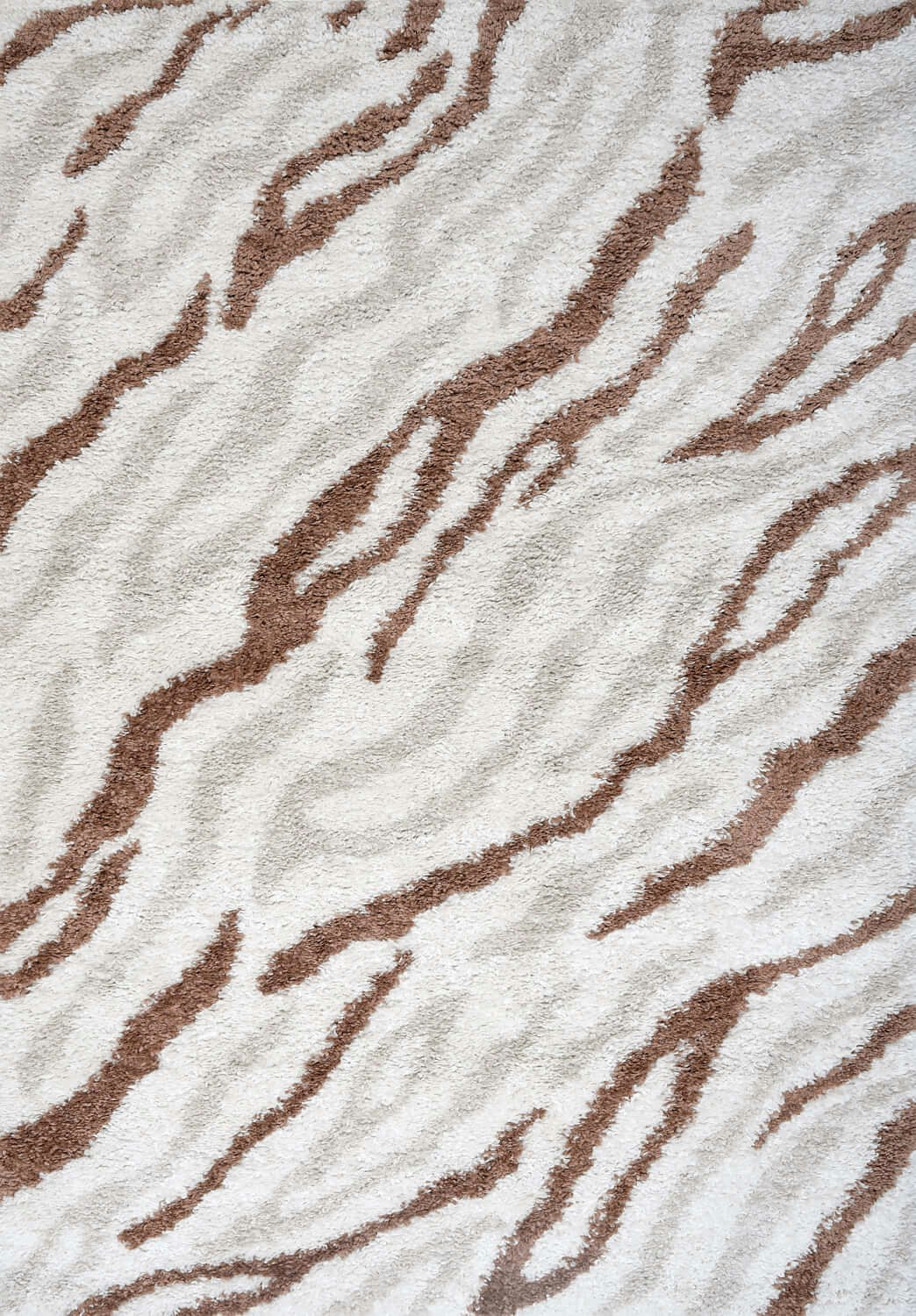 The Rugs Cream Moodi Shaggy /Terra Savara Rug - 120X170 Cm