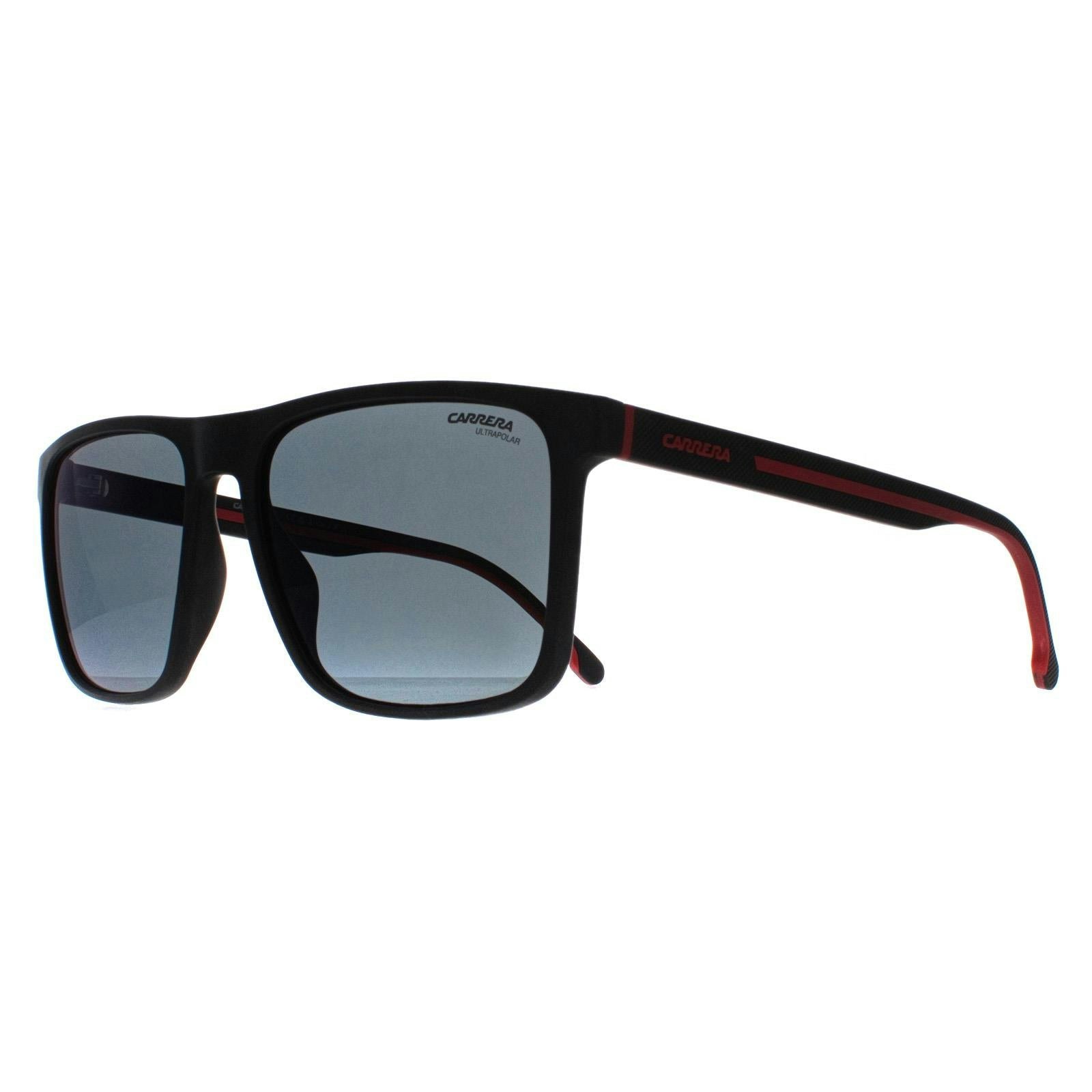 Carrera Men's Black/Red 8064/S And Sunglasses