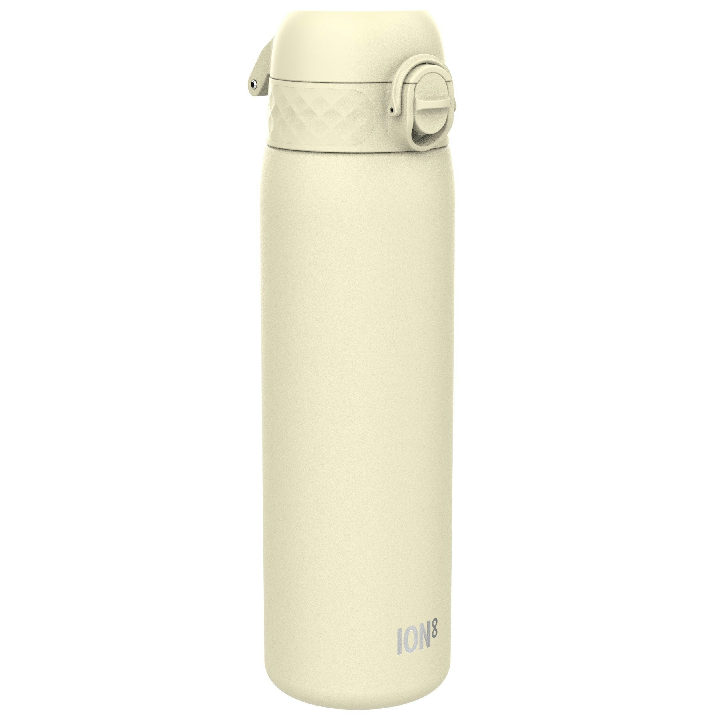 Rackhams White Leak Proof Slim Water Bottle, Stainless Steel, Creamy 600Ml (20Oz)