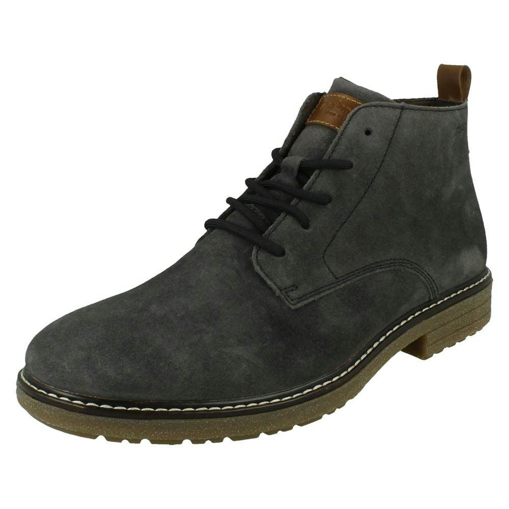 Rieker Men's Grey Smart Casual Ankle Boots 33106 - Uk 10.5