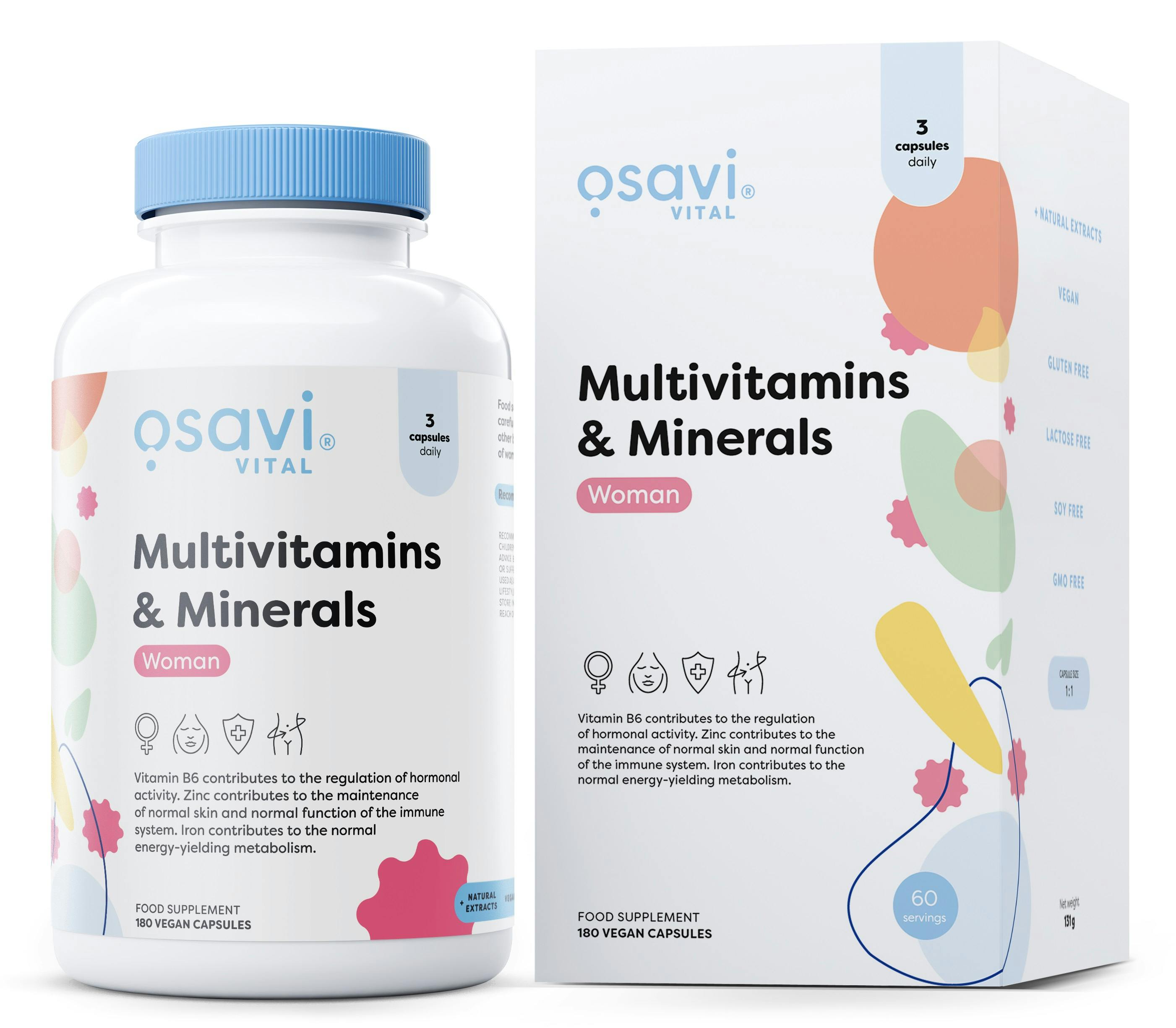 Osavi Multivitamins & Minerals Woman - 180 vegan caps - Image 5