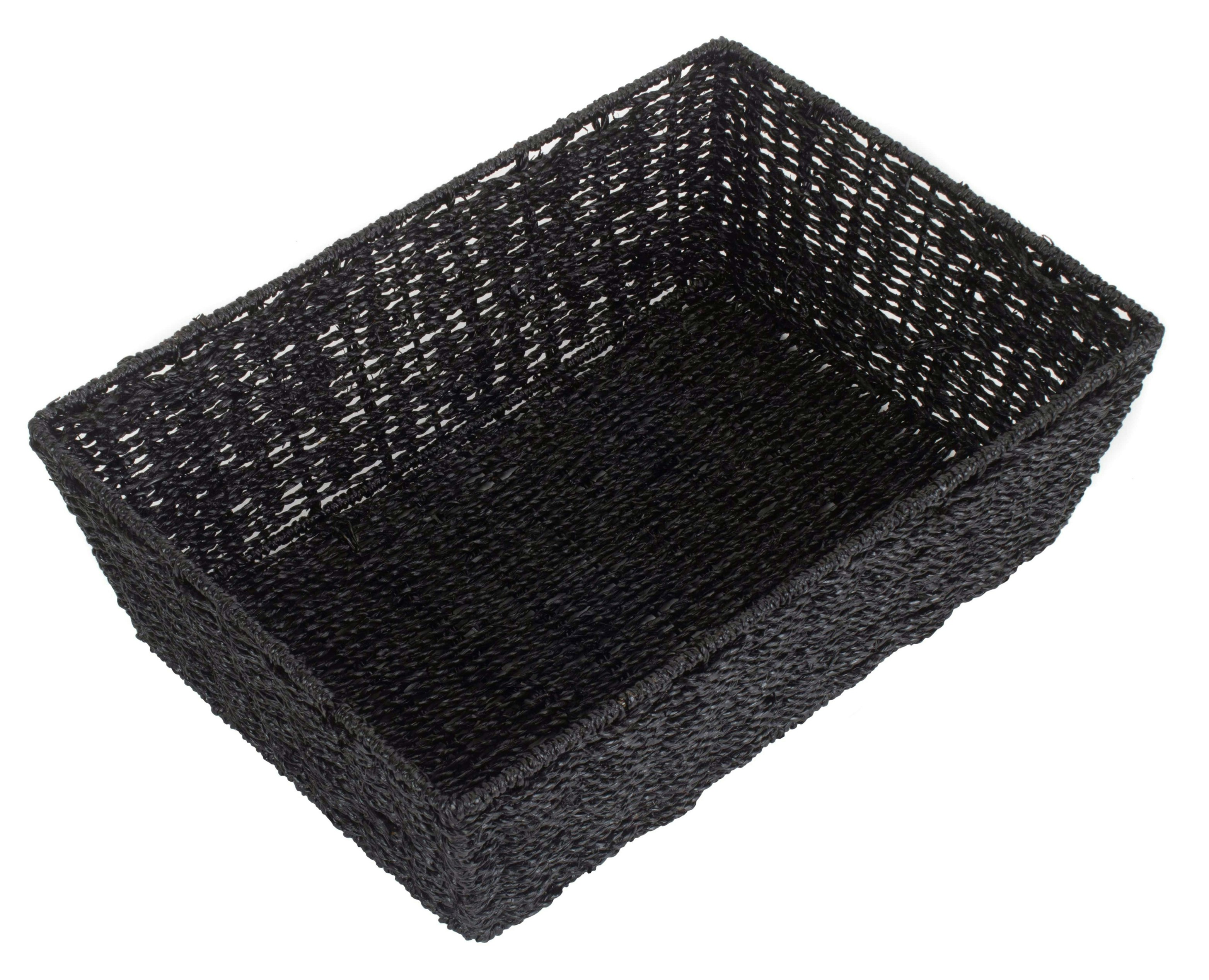 Rackhams Black Paper Rope Display Tray - Large