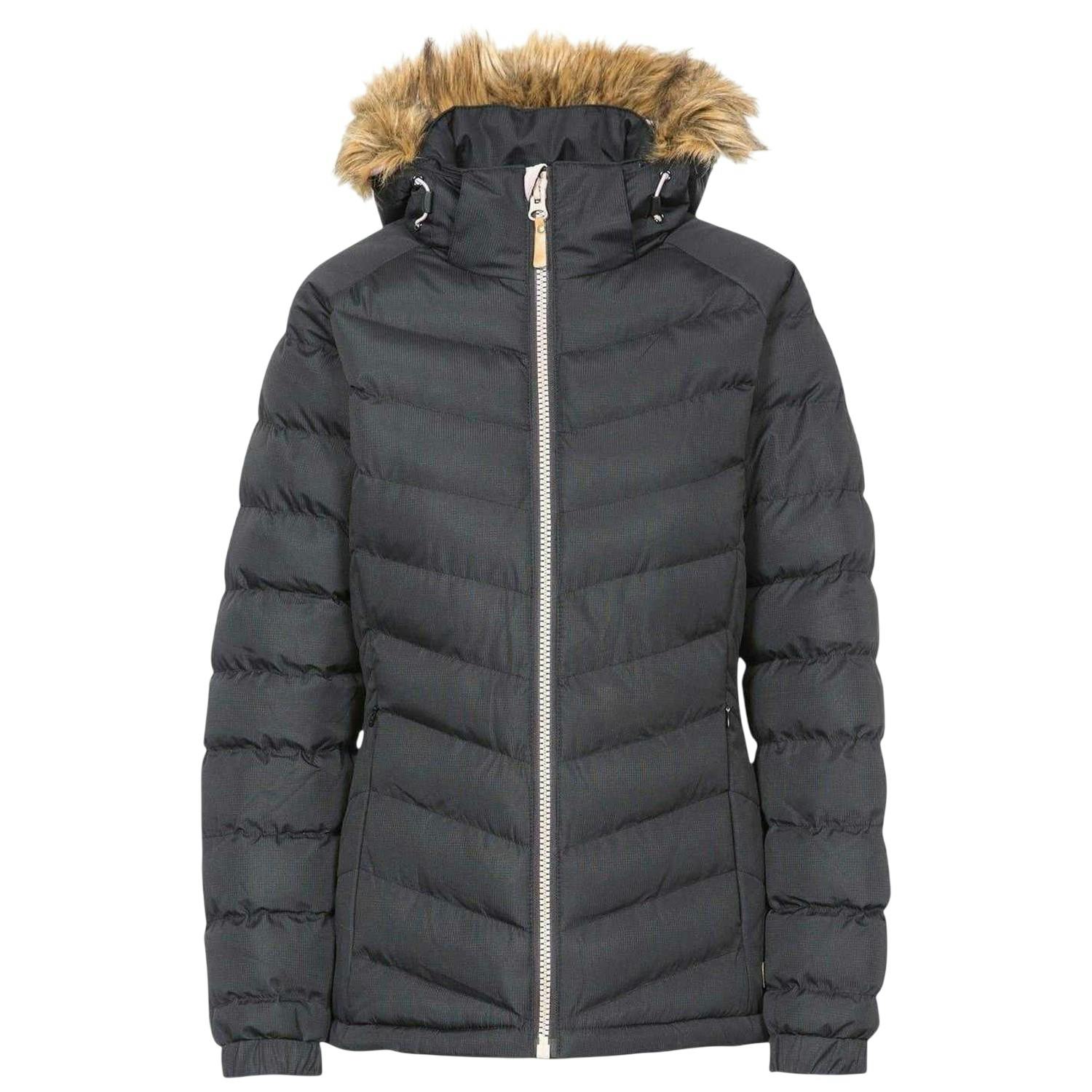 Trespass Women's Black Nadina Padded Jacket - 16 Uk - 100% Polyester