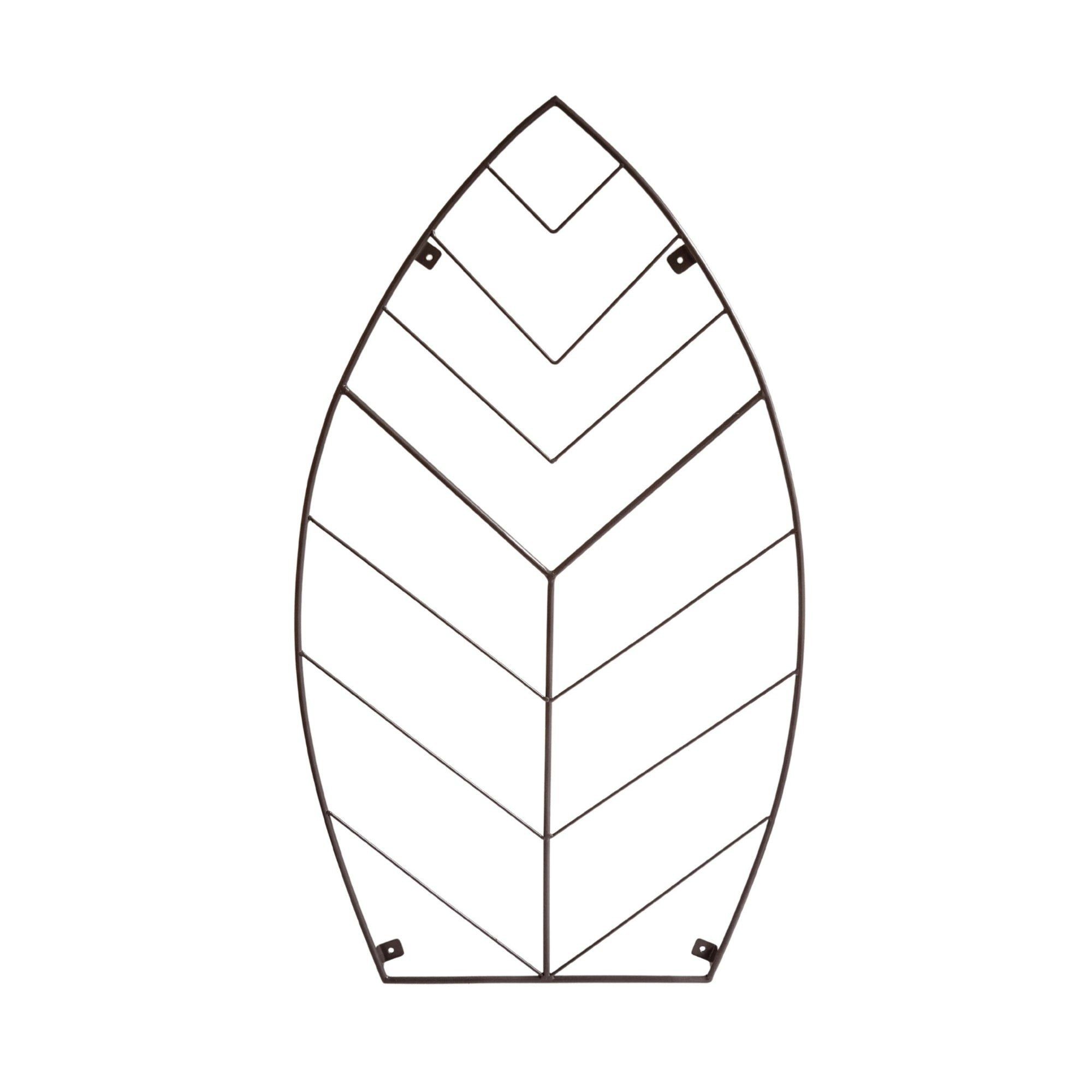Rackhams Brown Outdoor Leaf Trellis
