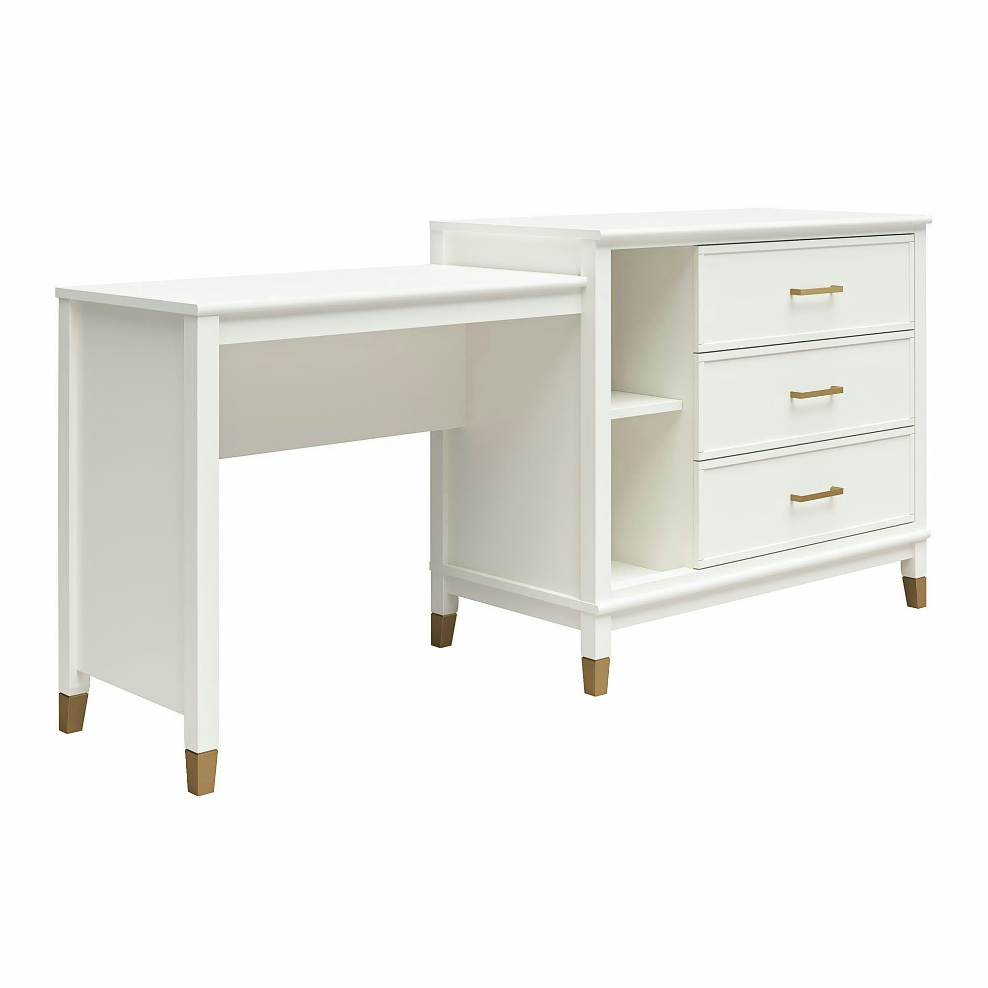 Rackhams White Westerleigh 3-In-1 Media Dresser