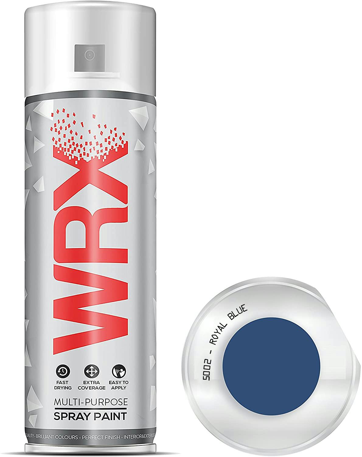 Rackhams Blue 5X Wrx Royal Spray Paint 400Ml - Image 3